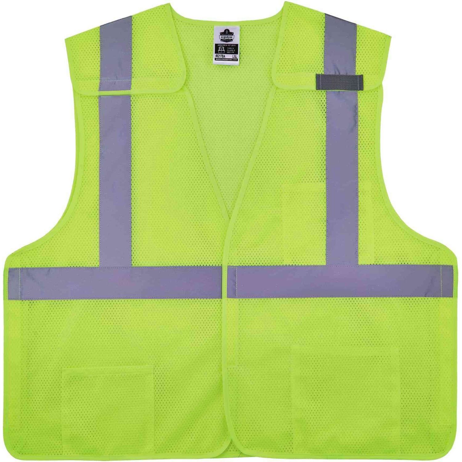8217BA Breakaway Hi-Vis Class 2 Vest Recommended for: Accessories, Flagger, Airport, Baggage Handling, Forestry, Utility, Parking Attendant, Shipyard