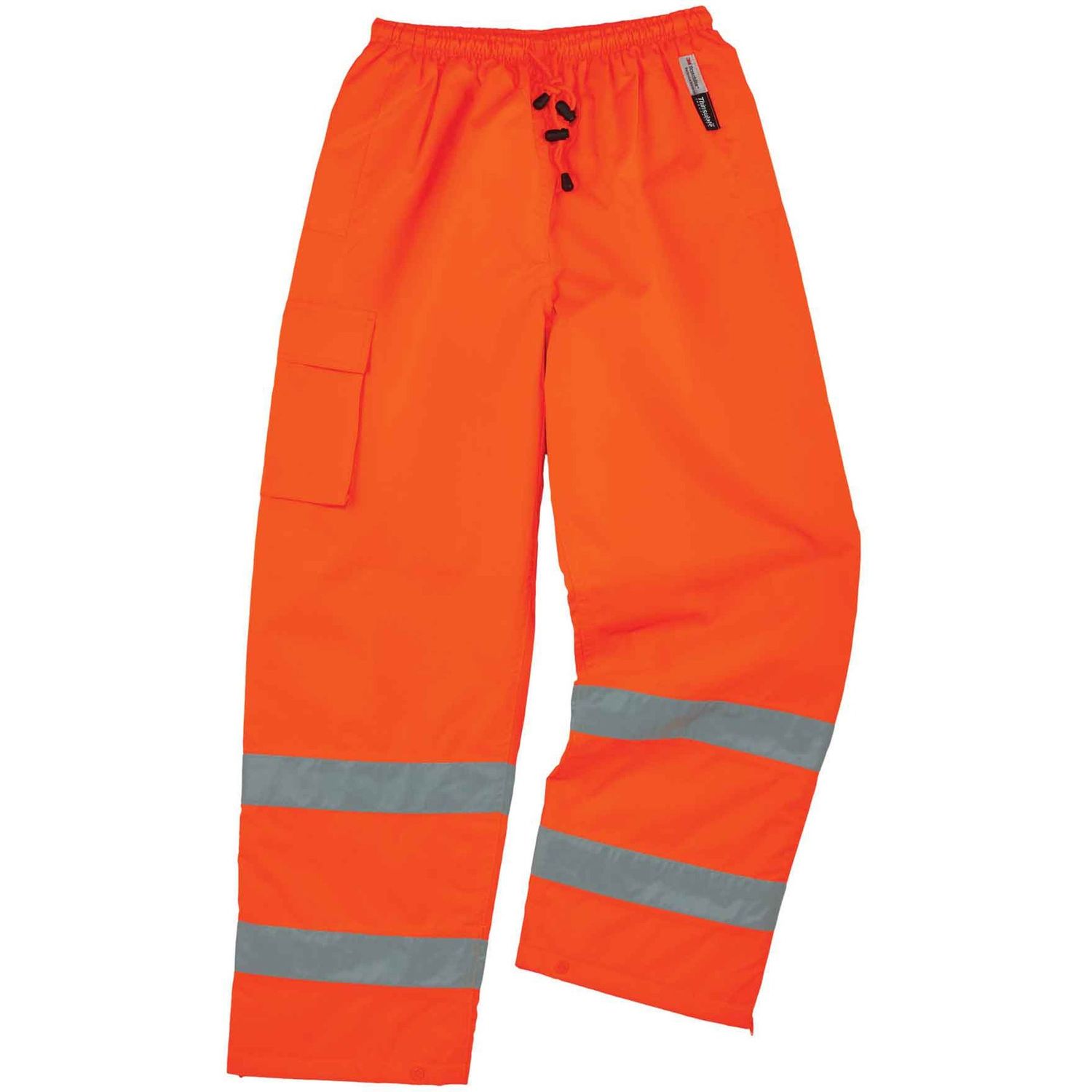 8925 Class E Thermal Pants For Weather Protection, Medium (M) Size, Orange, Polyester, Polyurethane, Thinsulate