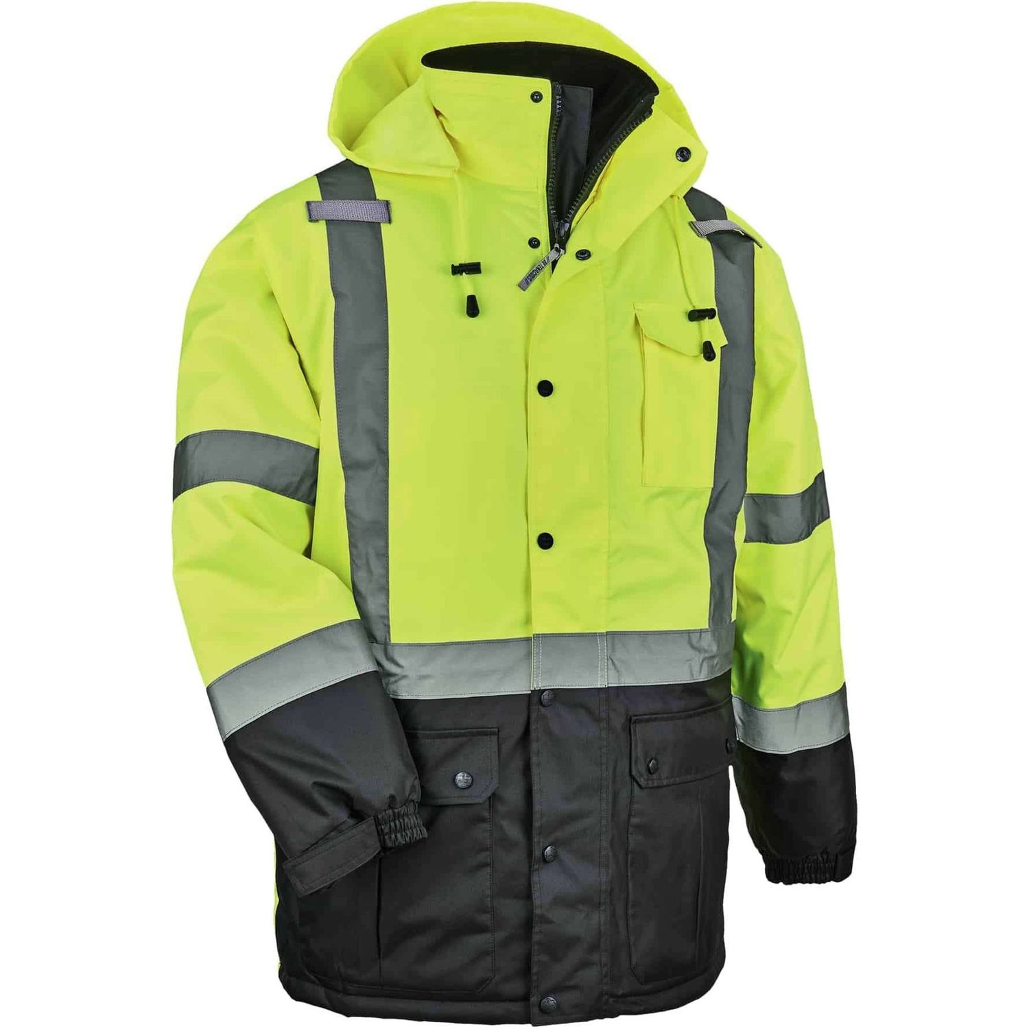 8384 Type R Class 3 Hi-Vis Quilted Thermal Parka Recommended for: Accessories, Construction, Baggage Handling, Cell Phone