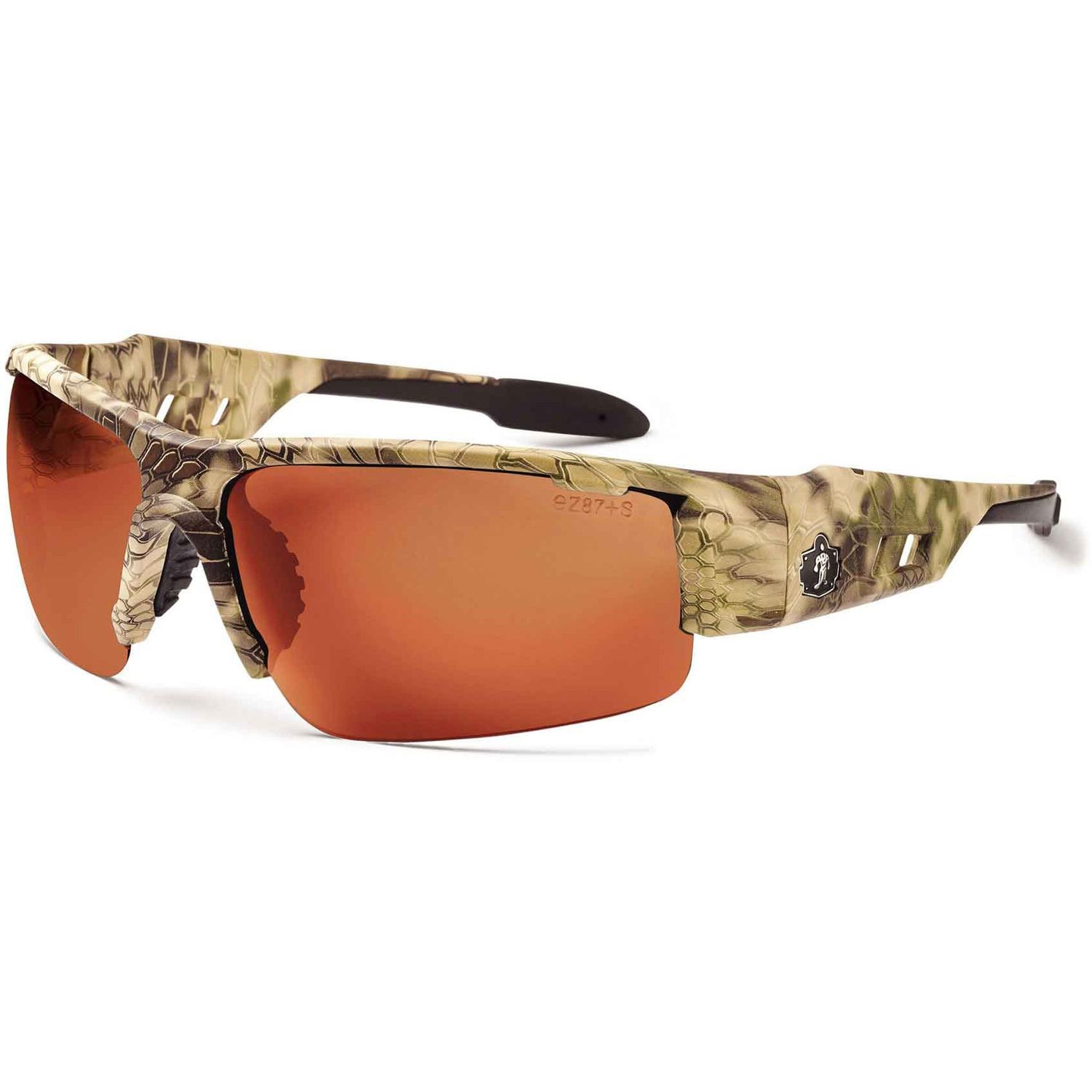 Dagr PZ Copper Safety Glasses Recommended for: Sport, Shooting, Boating, Hunting, Fishing, Skiing, Construction, Landscaping, Carpentry