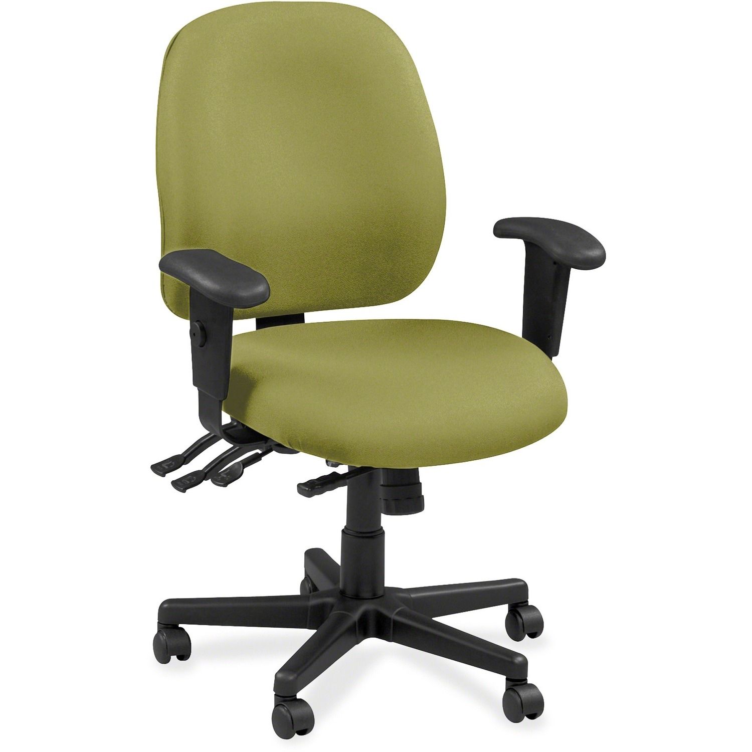 4x4 49802A Task Chair Emerald Fabric Seat, Emerald Fabric Back, 5-star Base, 1 Each