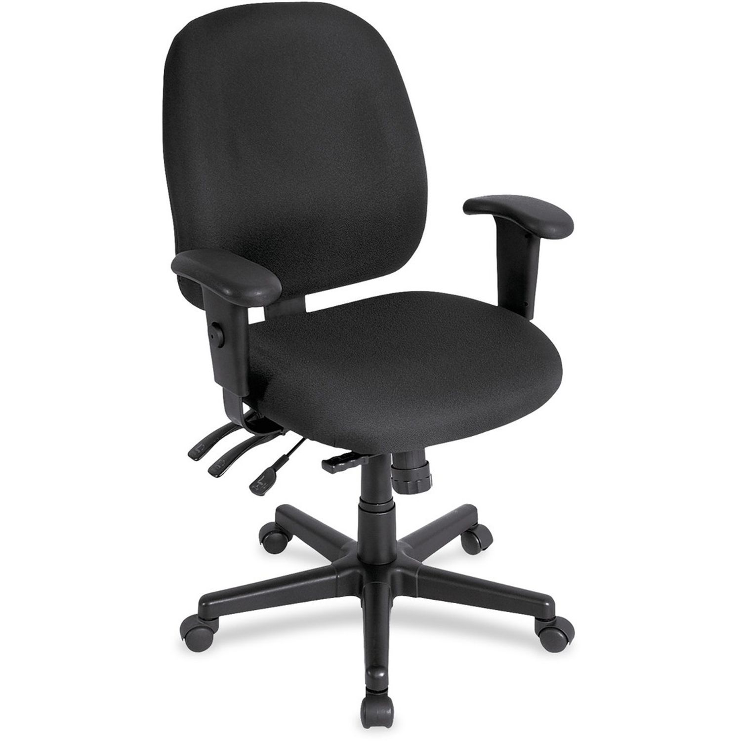 498SL Task Chair 29.5" x 26" x 43.5", Black Seat