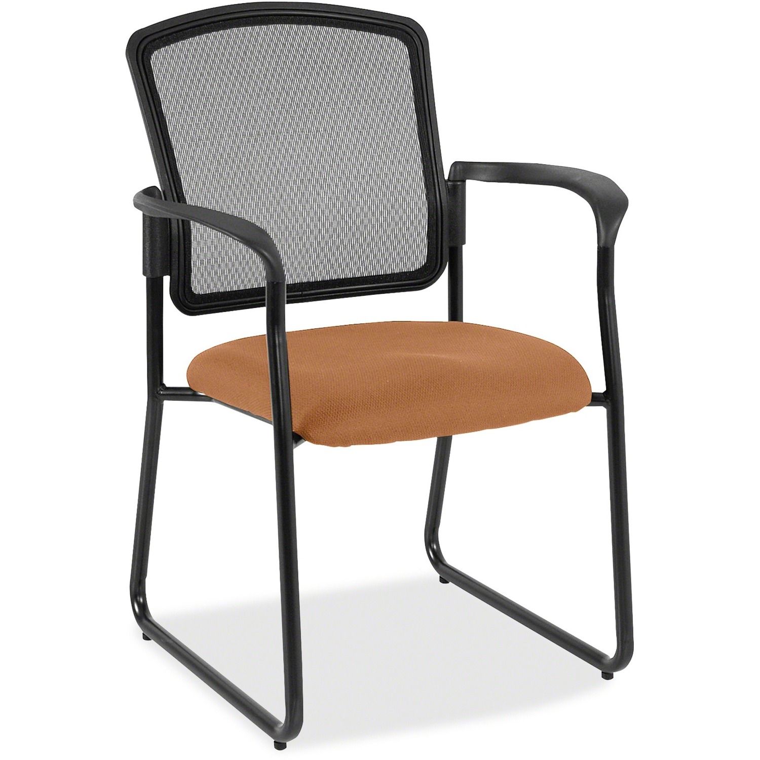 Dakota 2 7055SB Guest Chair Sand Fabric Seat, Steel Frame, 1 Each
