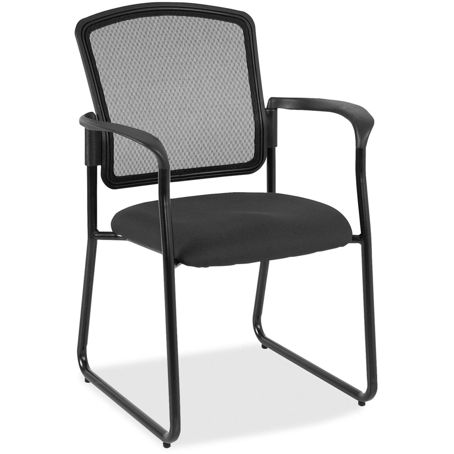 Dakota 2 7055SB Guest Chair Fog Fabric Seat, Steel Frame, 1 Each