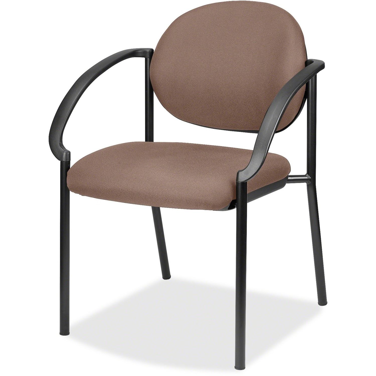 Dakota 9011 Stacking Chair Beach Fabric Seat, Beach Fabric Back, Steel Frame, Four-legged Base, 1 Each