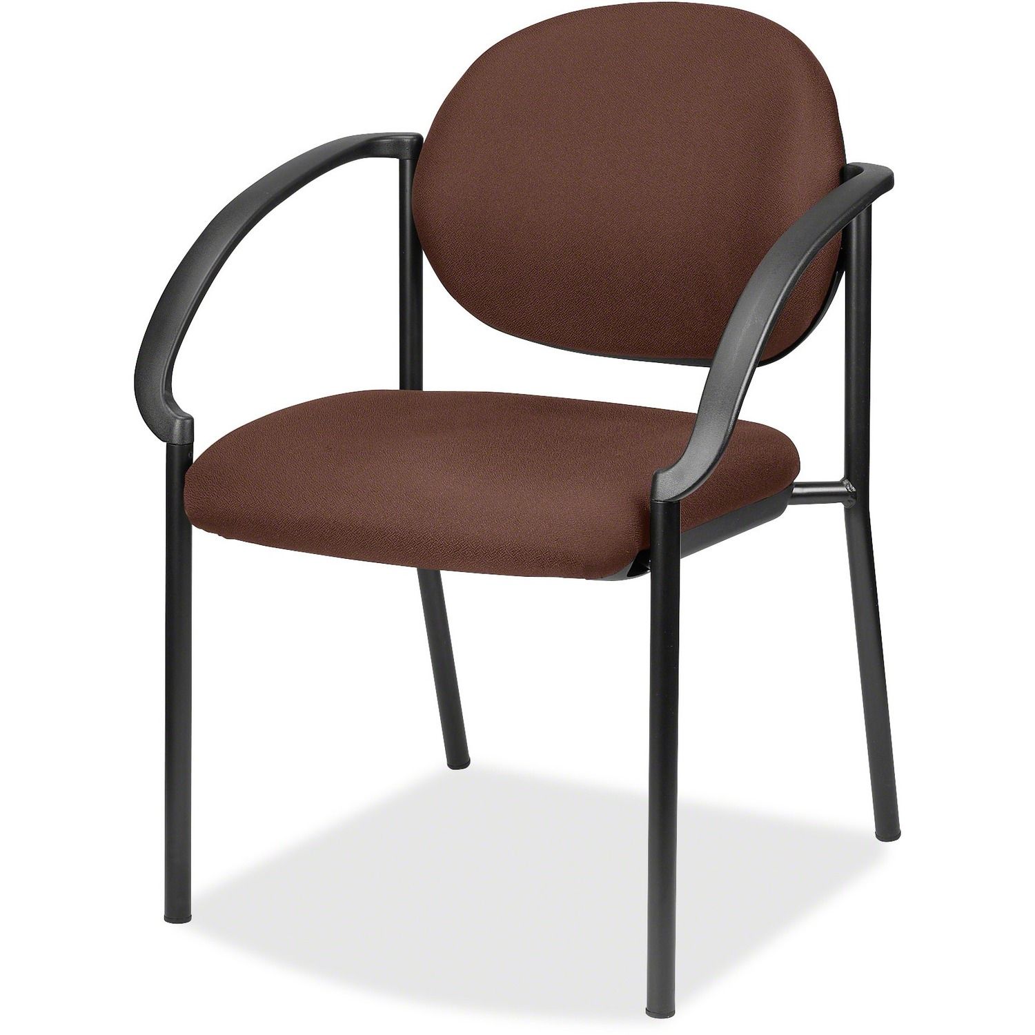 Dakota 9011 Stacking Chair Amber Fabric Seat, Amber Fabric Back, Steel Frame, Four-legged Base, 1 Each