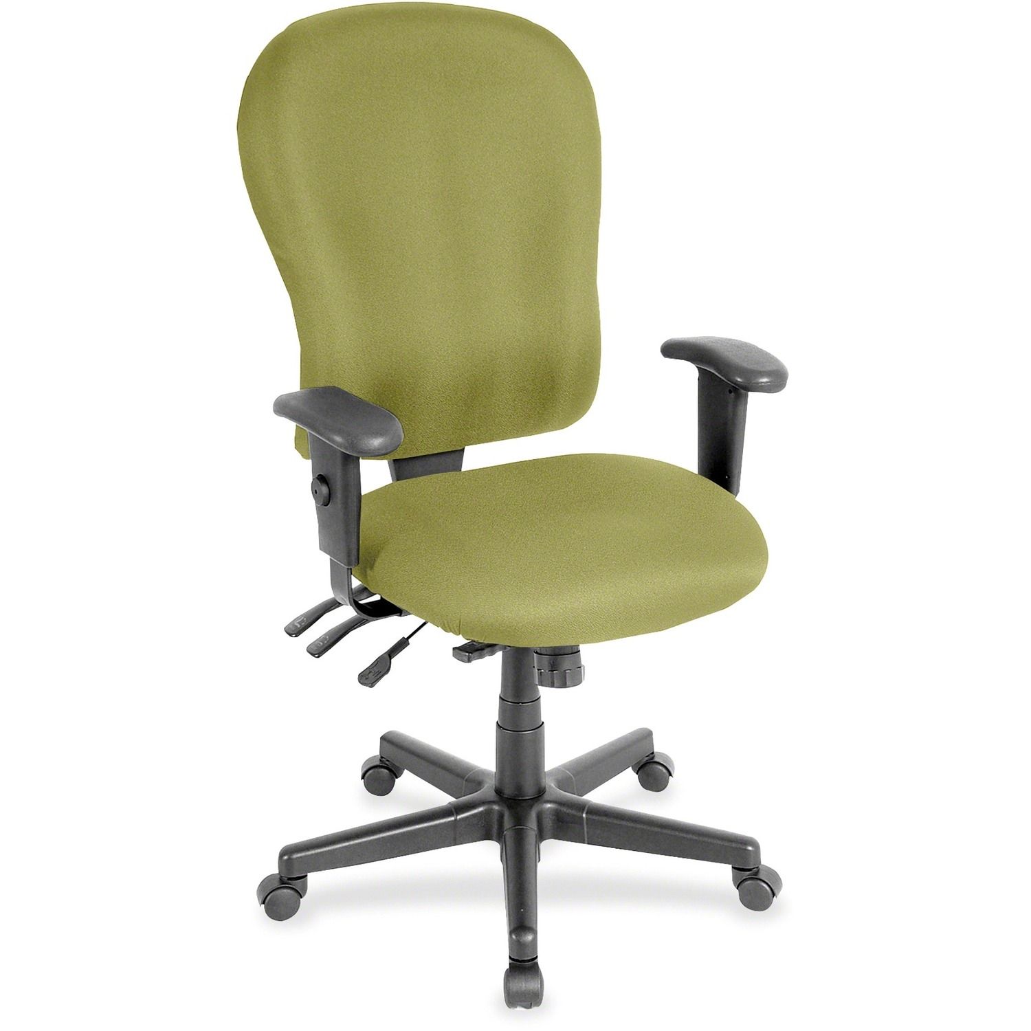 4x4 XL FM4080 High Back Executive Chair Emerald Fabric Seat, Emerald Fabric Back, 5-star Base, 1 Each