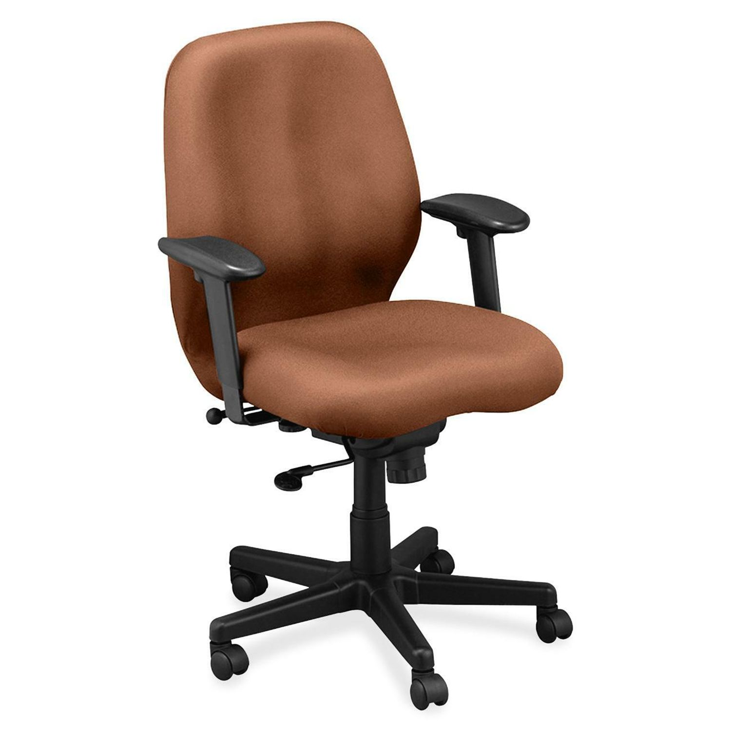 Aviator FM5505 Task Chair Nutmeg Fabric Seat, Nutmeg Fabric Back, 5-star Base, 1 Each