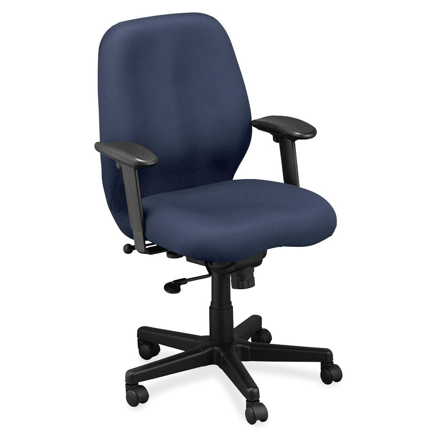 Aviator Task Chair Blueberry Fabric Seat, Blueberry Fabric Back, 5-star Base, 1 Each
