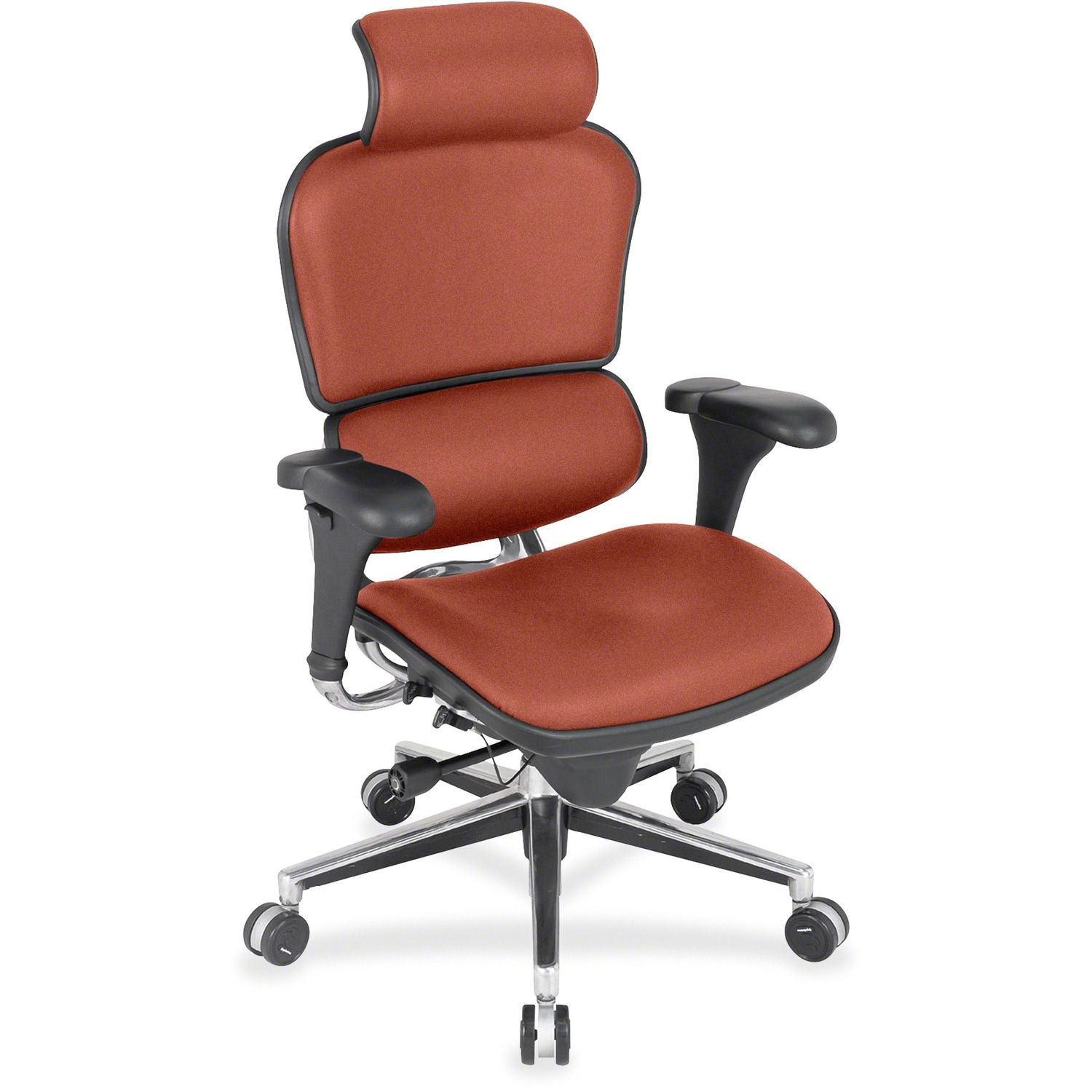 Ergohuman Leather Executive Chair Fiesta Destiny Fabric Seat, Fiesta Destiny Fabric Back, 5-star Base, 1 Each