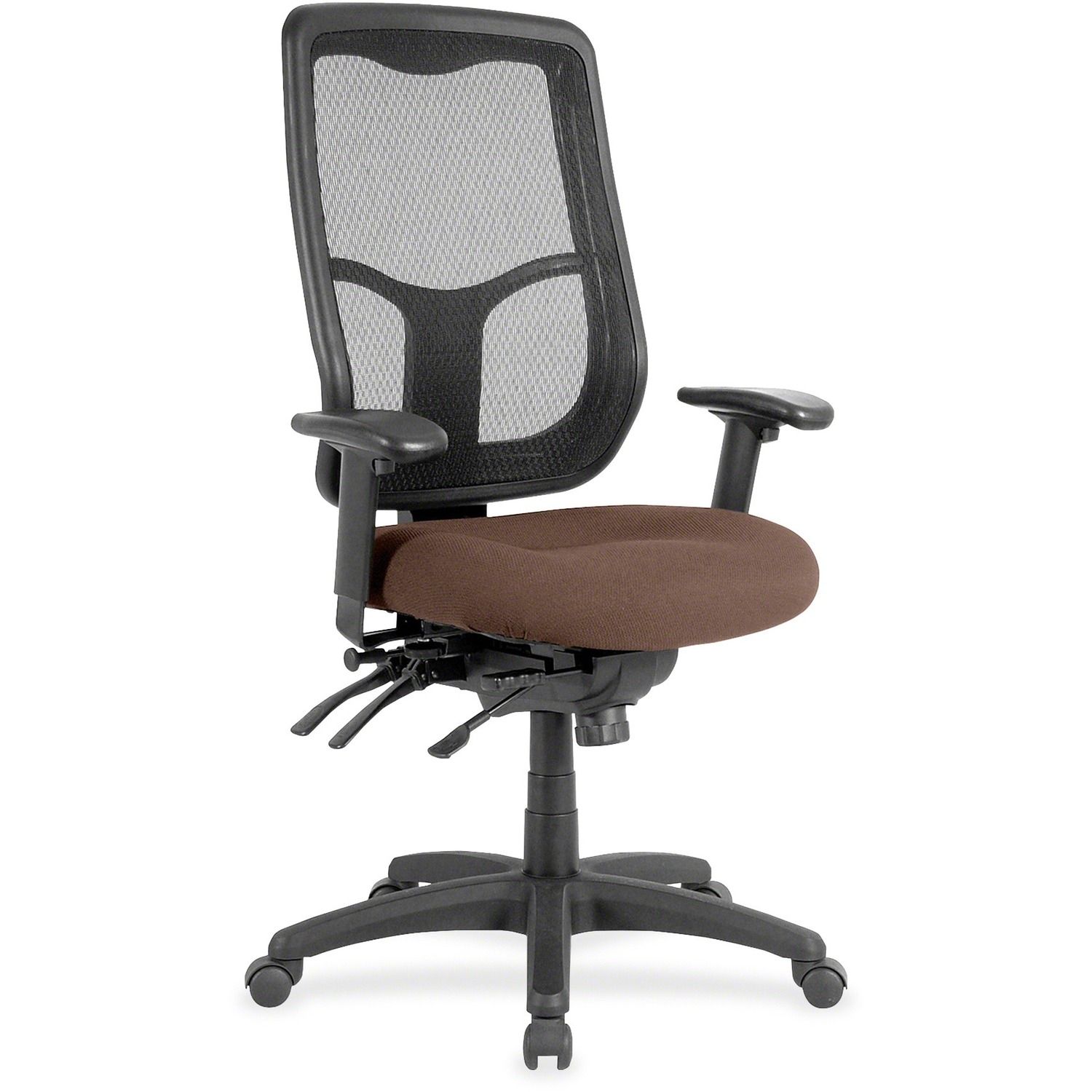 Apollo MFHB9SL Executive Chair Plum Fabric Seat, 5-star Base, 1 Each