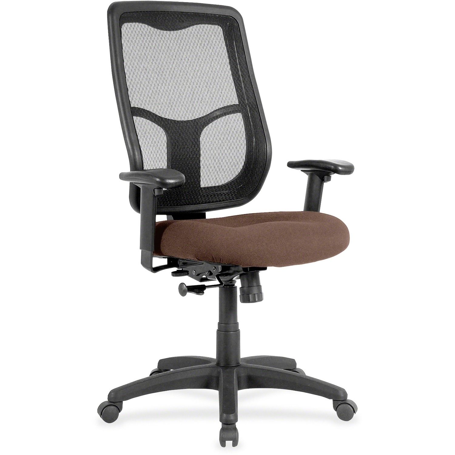 Apollo MTHB94 Executive Chair Plum Fabric Seat, 5-star Base, 1 Each
