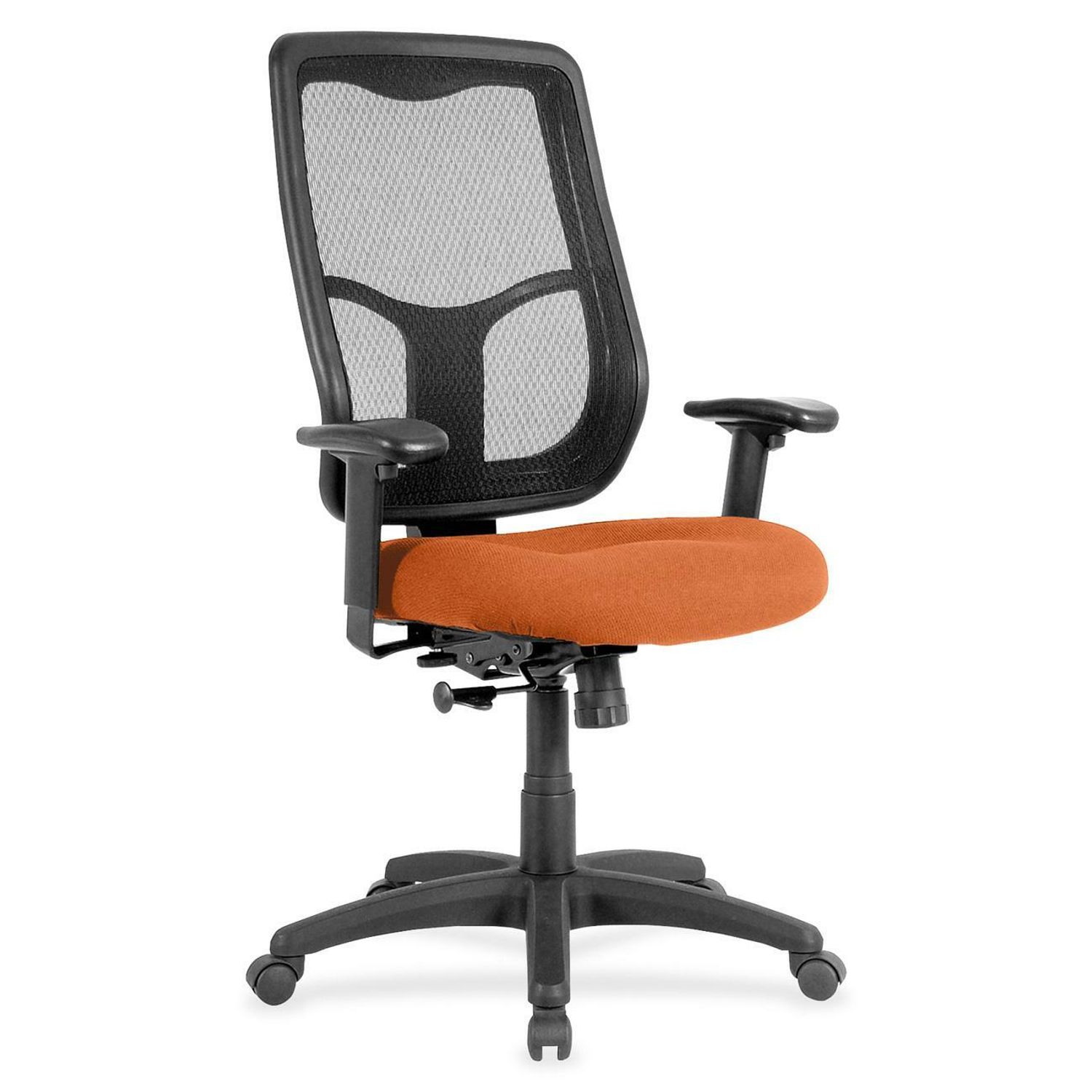 Apollo High Back Synchro Task Chair Mango Fabric Seat, 5-star Base, 1 Each