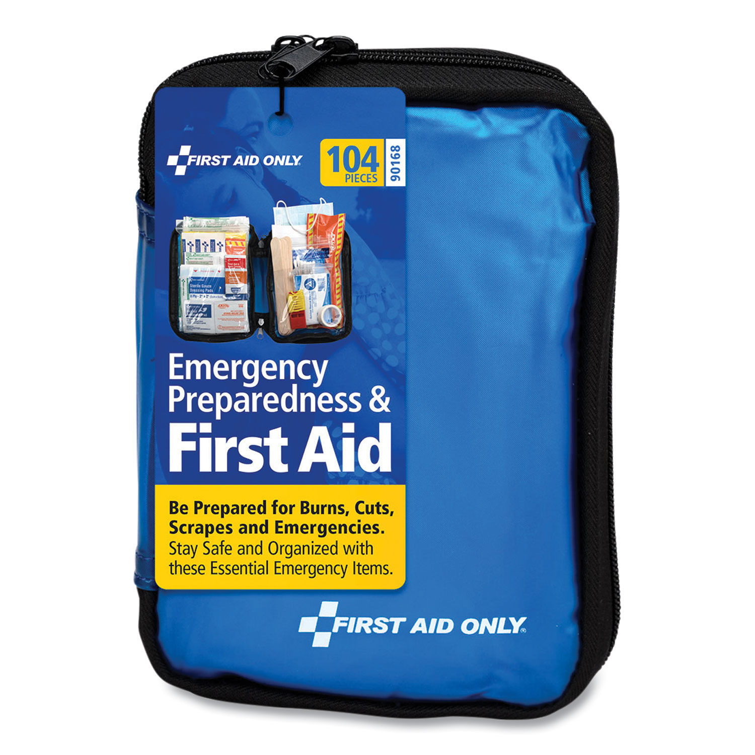 Soft-Sided First Aid and Emergency Kit 105 Pieces, Soft Fabric Case