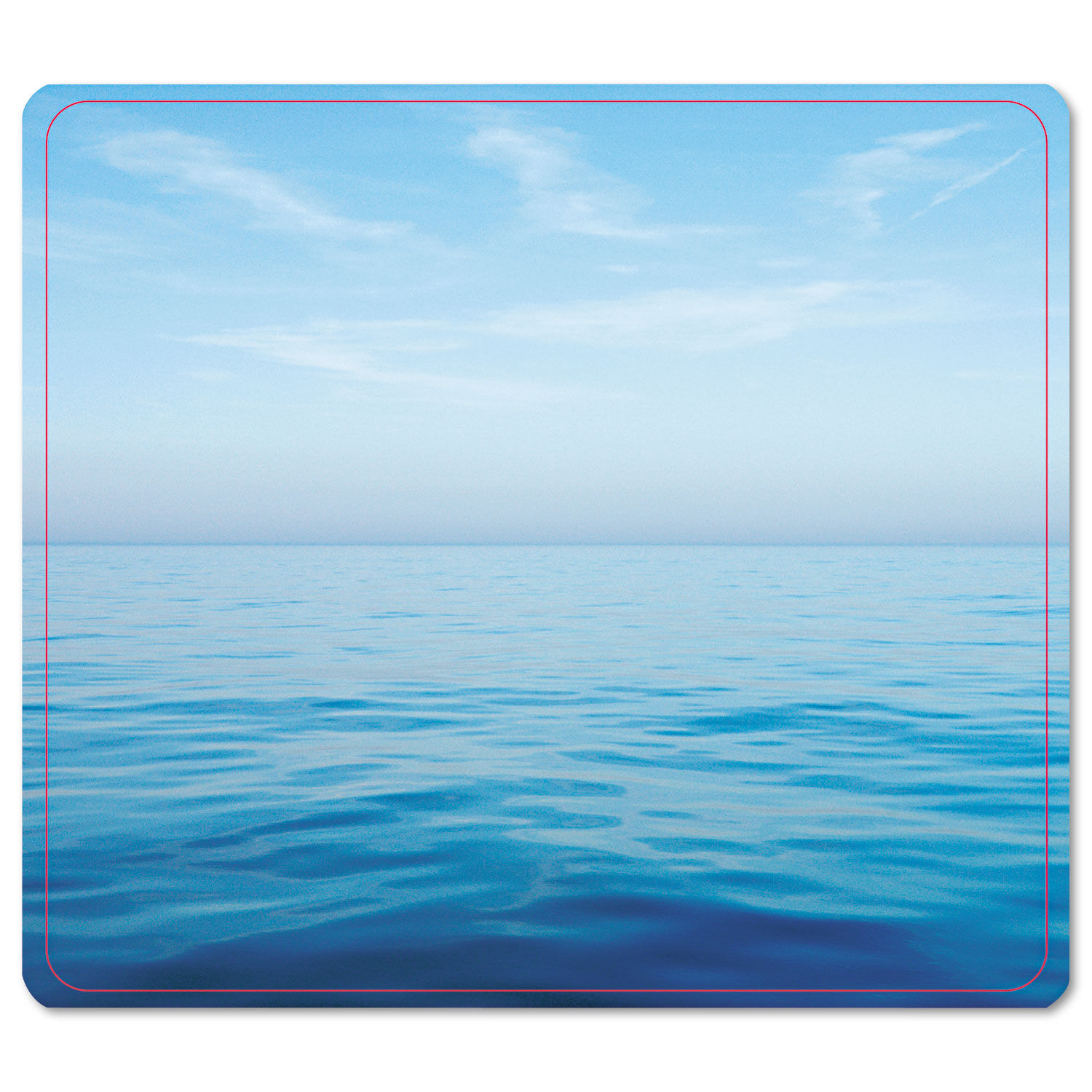 Recycled Mouse Pad 9 x 8, Blue Ocean Design