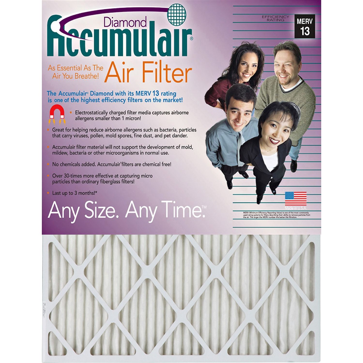 Diamond Air Filter For Air Conditioner, Furnace