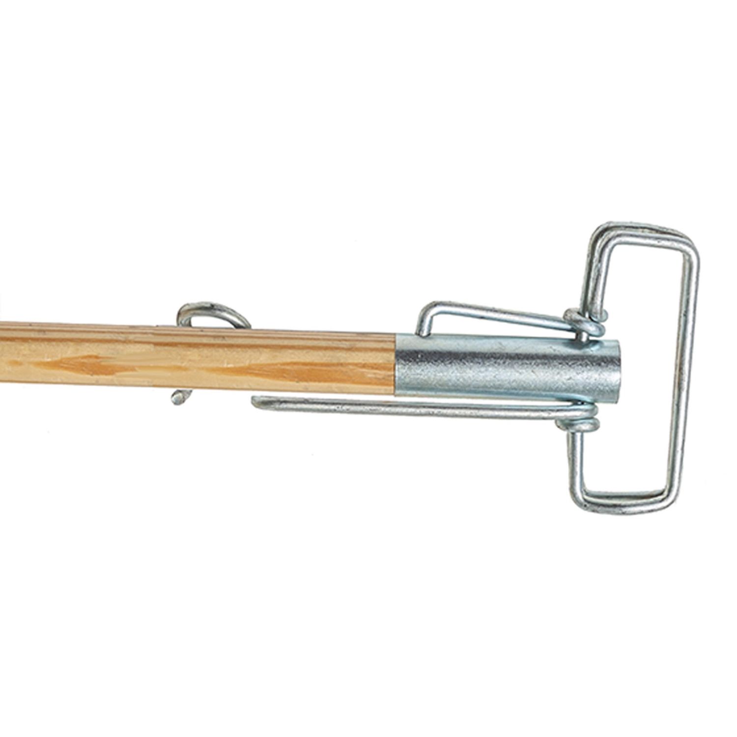 Metal Sure Grip Mop Handle 60" Length, 1.13" Diameter, Brown, Metal, 1 / Each