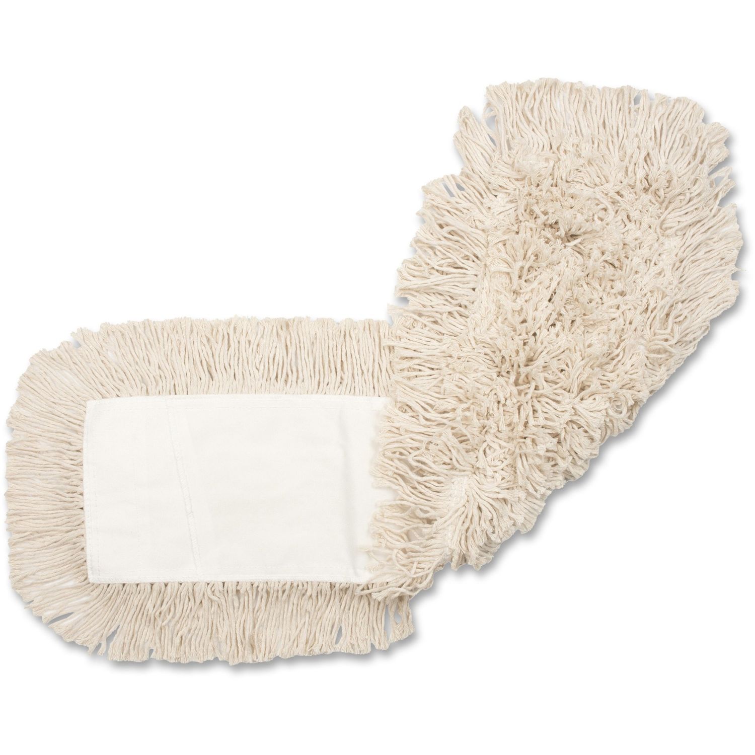 GJO18500 Disposable Dust Mop Refill, 1 Each, Natural, 5" Width x 18" Length, Cotton, Synthetic
