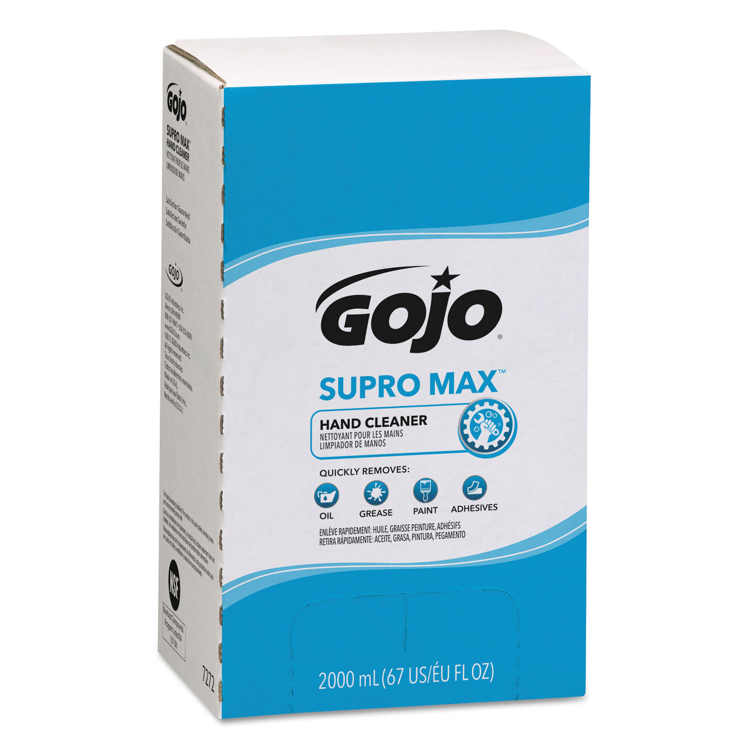 SUPRO MAX Hand Cleaner Unscented, 2,000 mL Pouch