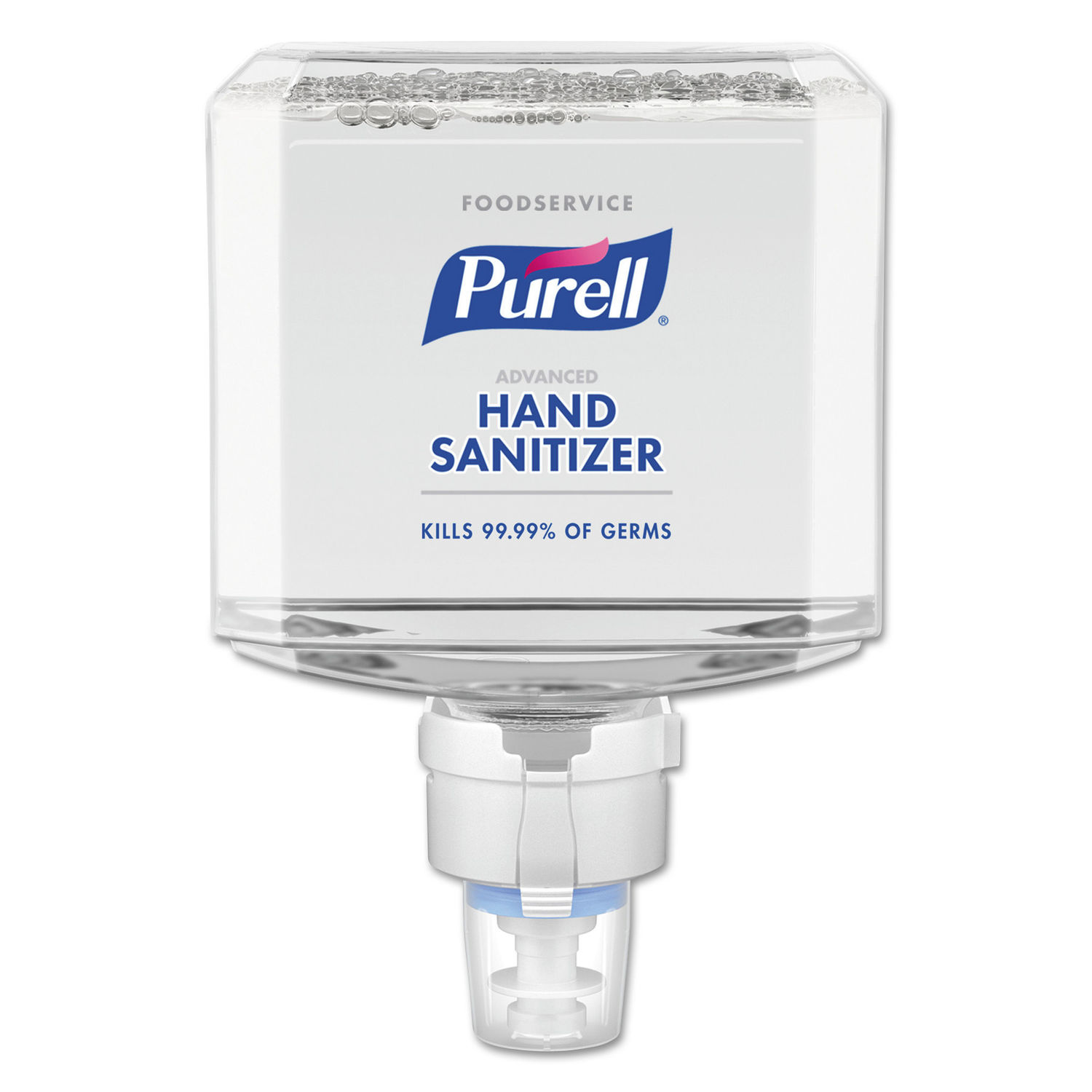 Foodservice Advanced Foam Hand Sanitizer 1200 mL, For ES8 Dispensers, 2/Carton
