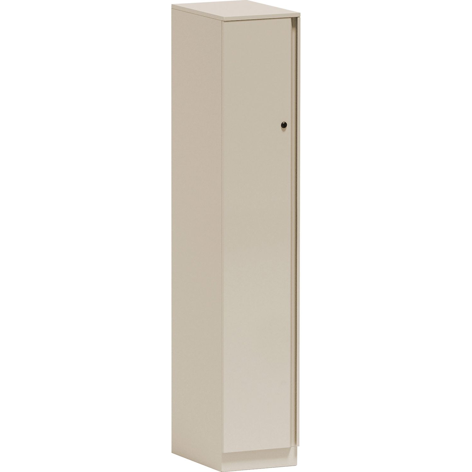Single Locker for Jacket, Shoes, Overall Size 65.9" x 12", Beige, Metal