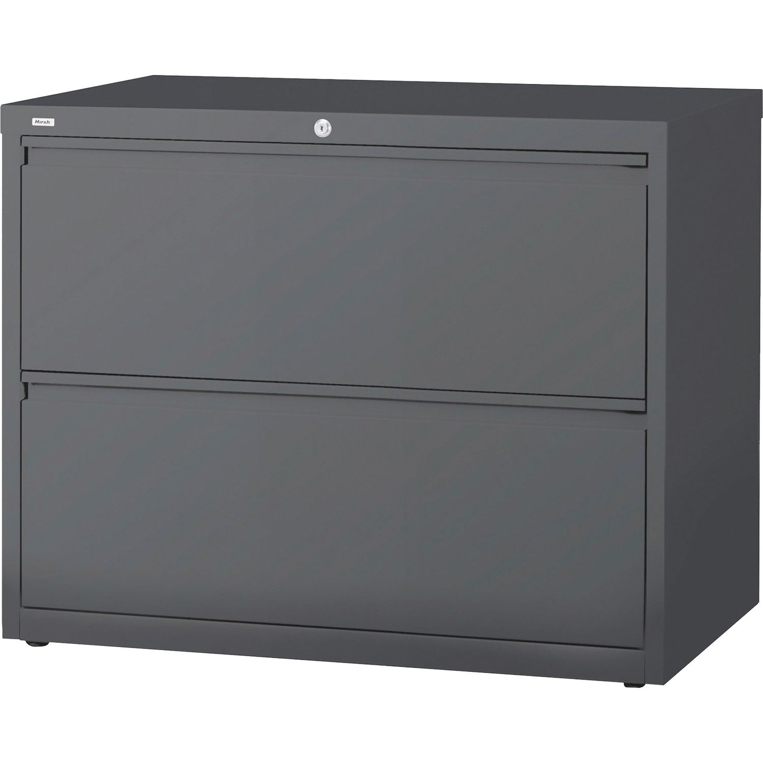 Charcoal Lateral File - 2-Drawer 36" x 18.6" x 28.1", 2 x Drawer(s) for File, Letter, Legal, A4, Lateral