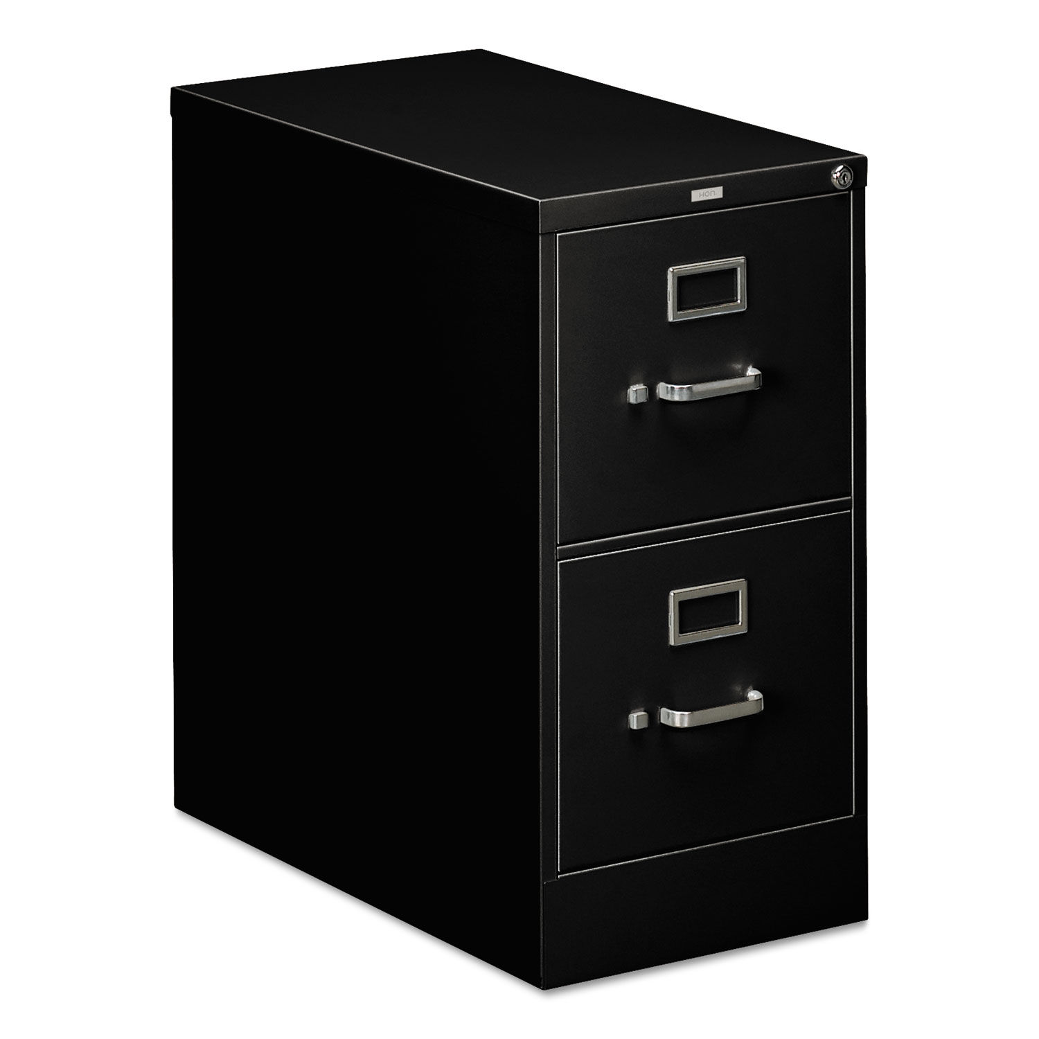 310 Series Vertical File 2 Letter-Size File Drawers, Black, 15" x 26.5" x 29"