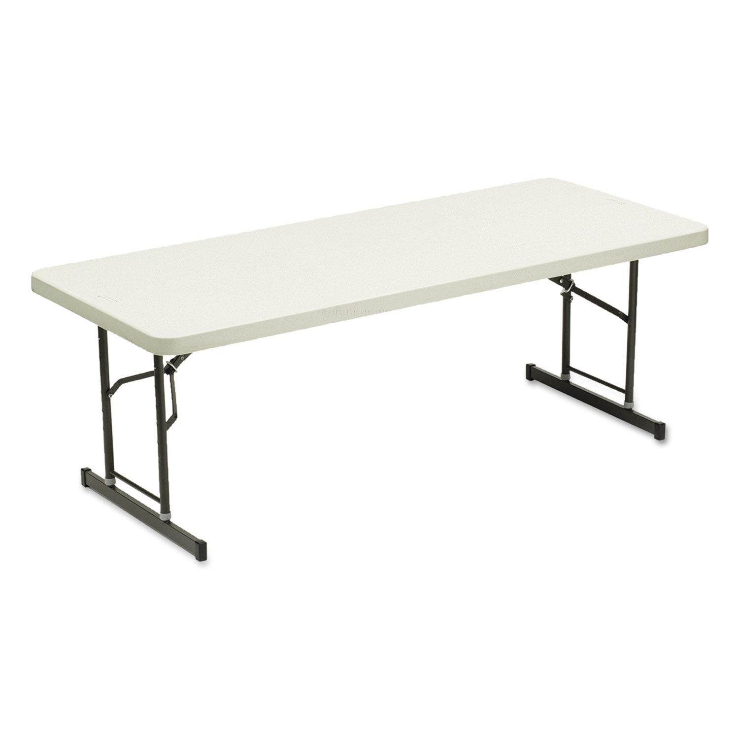 Adjustable Height Tables 72w x 30d x 25-35h, Platinum