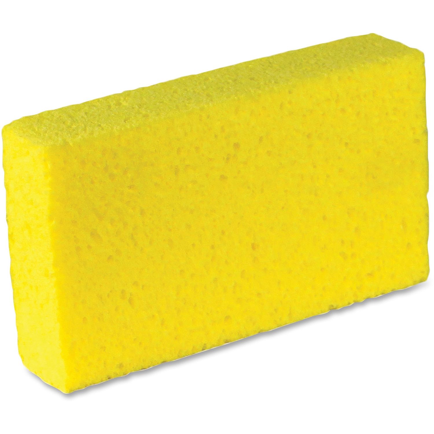 Large Cellulose Sponges 1.7" Height x 4.2" Width x 7.5" Length, 24/Carton, Cellulose, Yellow