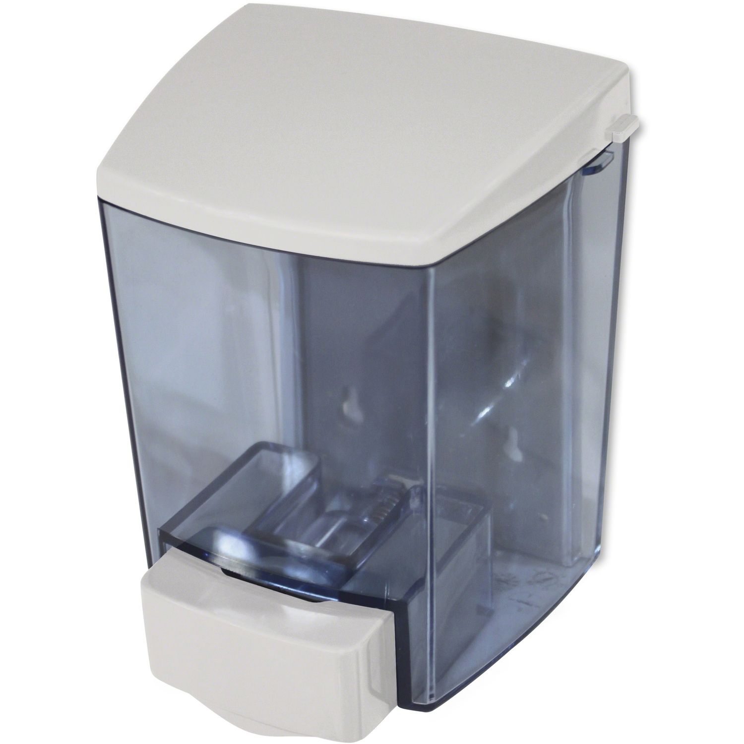 Soap Dispenser Manual, 30 fl oz Capacity, White, Clear, 12 / Carton