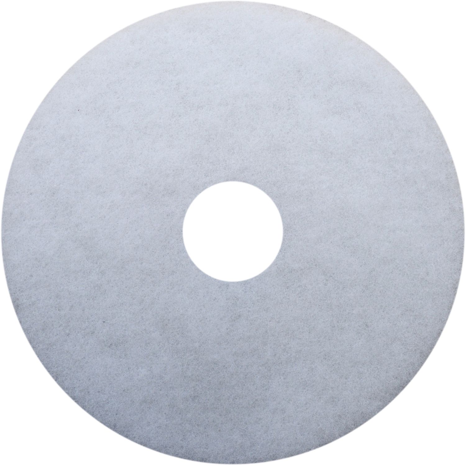 17" Earth White Polishing Floor Pad 17" Diameter x 17" Diameter, Fiber, White