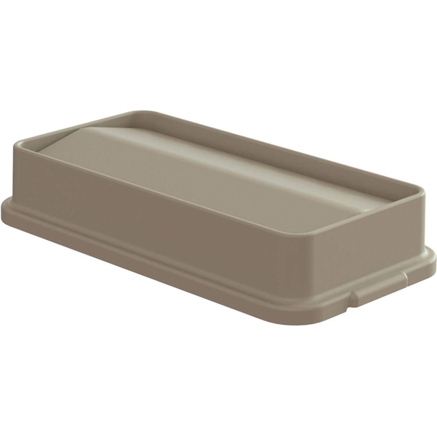 Lid Swing for 23 Gallon Slim Trash Can Taupe Taupe