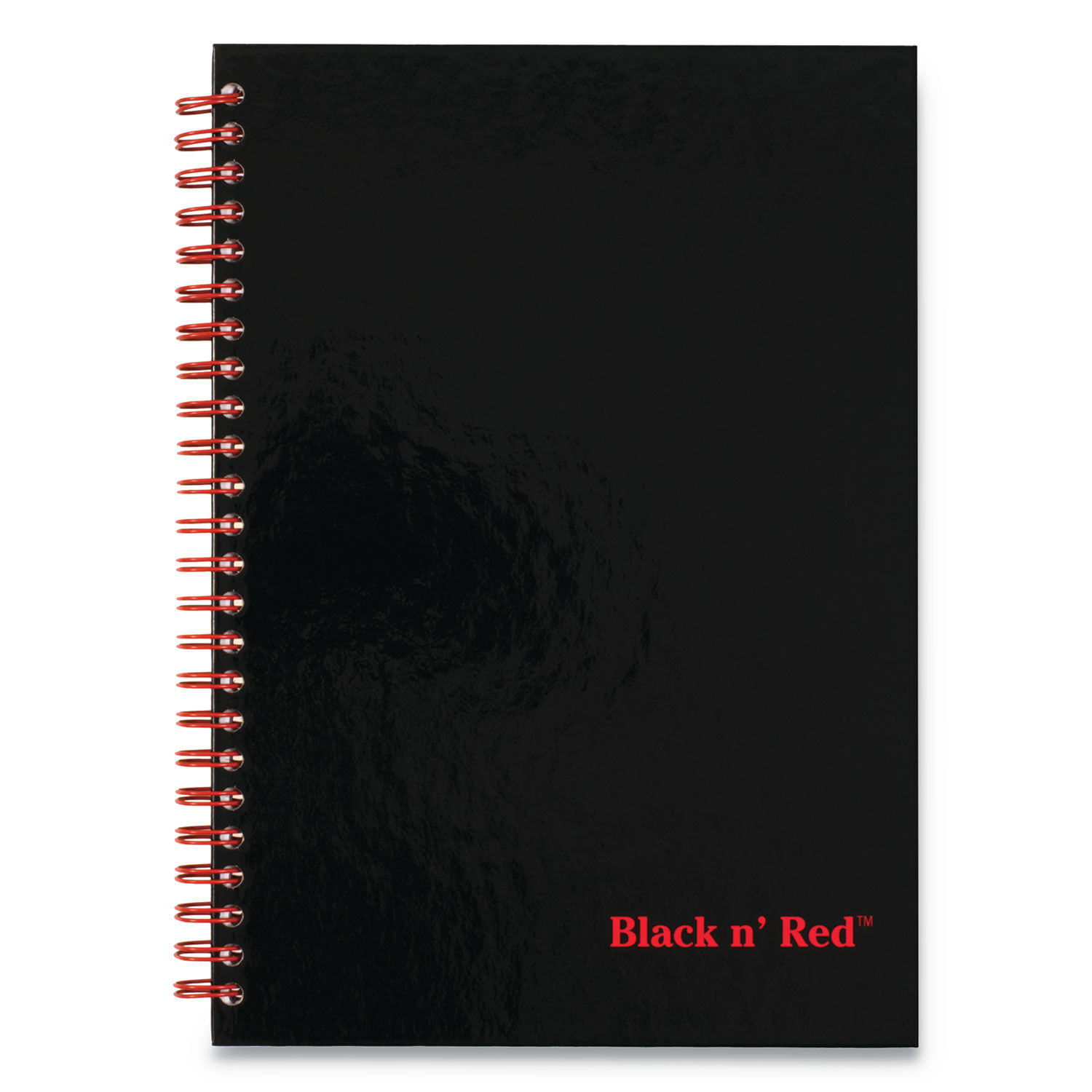 Hardcover Twinwire Notebooks SCRIBZEE Compatible, 1-Subject, Wide/Legal Rule, Black Cover, (70) 9.88 x 6.88 Sheets