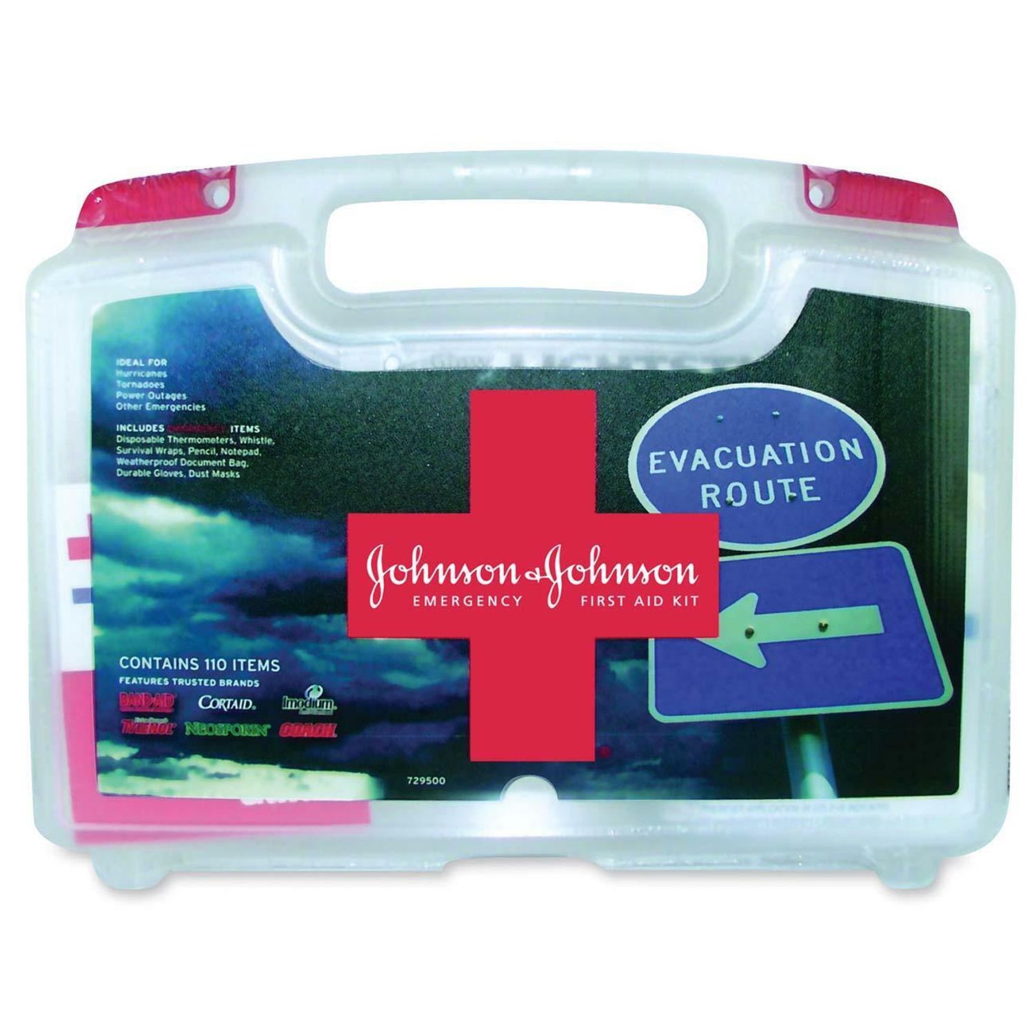 Emergency First Aid Kit 110 x Piece(s), 1 Each