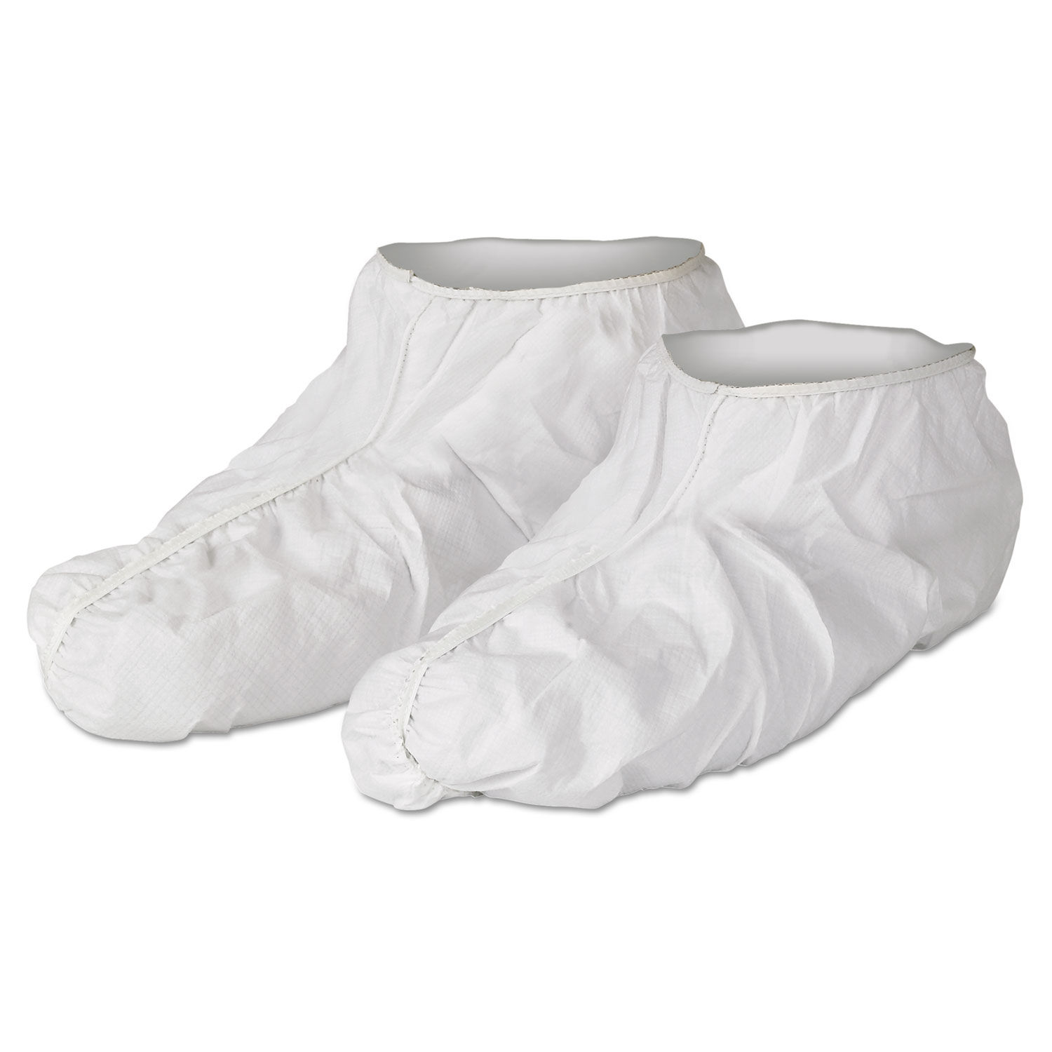 A40 LIQUID/PARTICLE PROTECTION SHOE COVERS WHITE, ONE SIZE FITS ALL, 300/CT