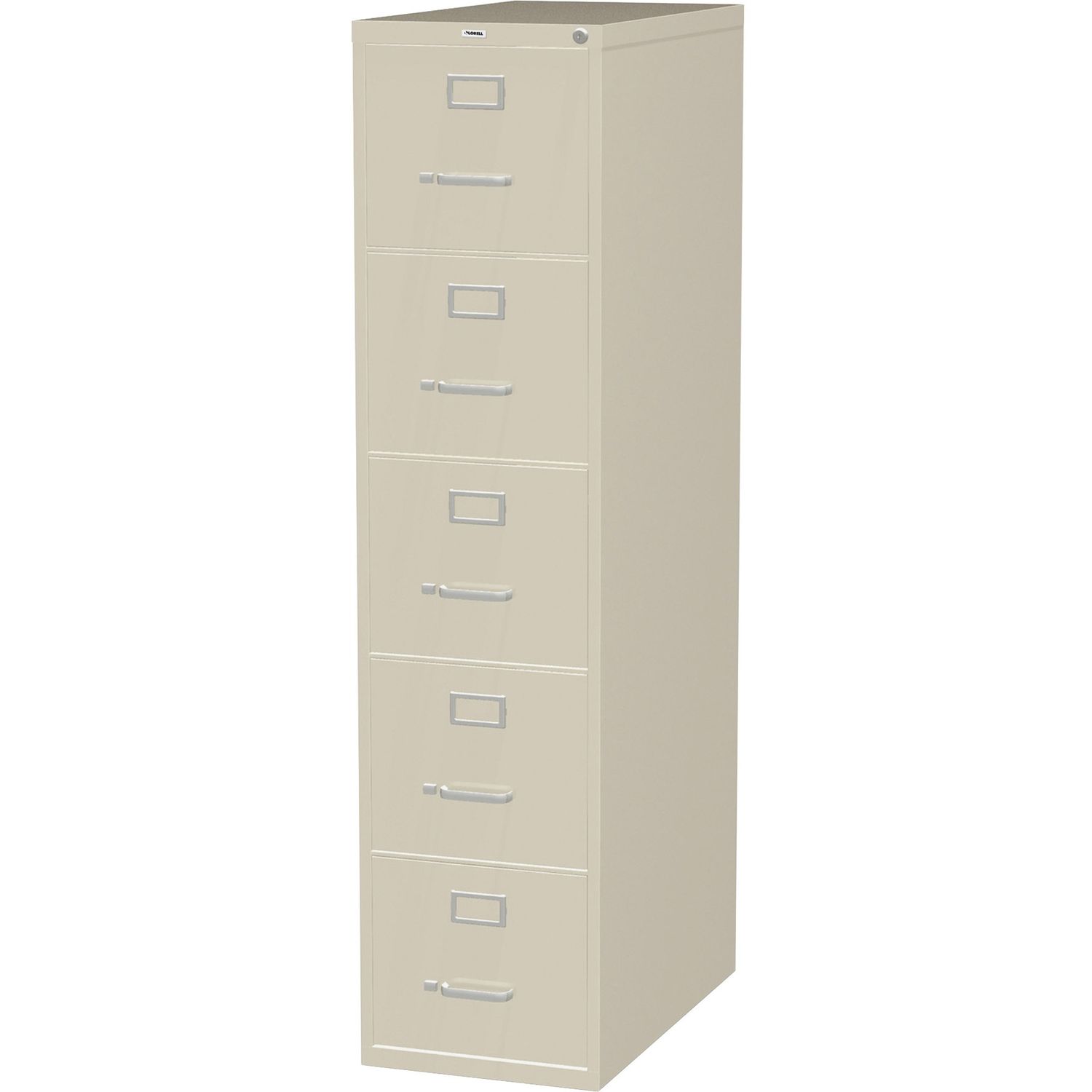 Commercial Grade Vertical File Cabinet - 5-Drawer 15" x 26.5" x 61", 5 x Drawer(s) for File, Letter