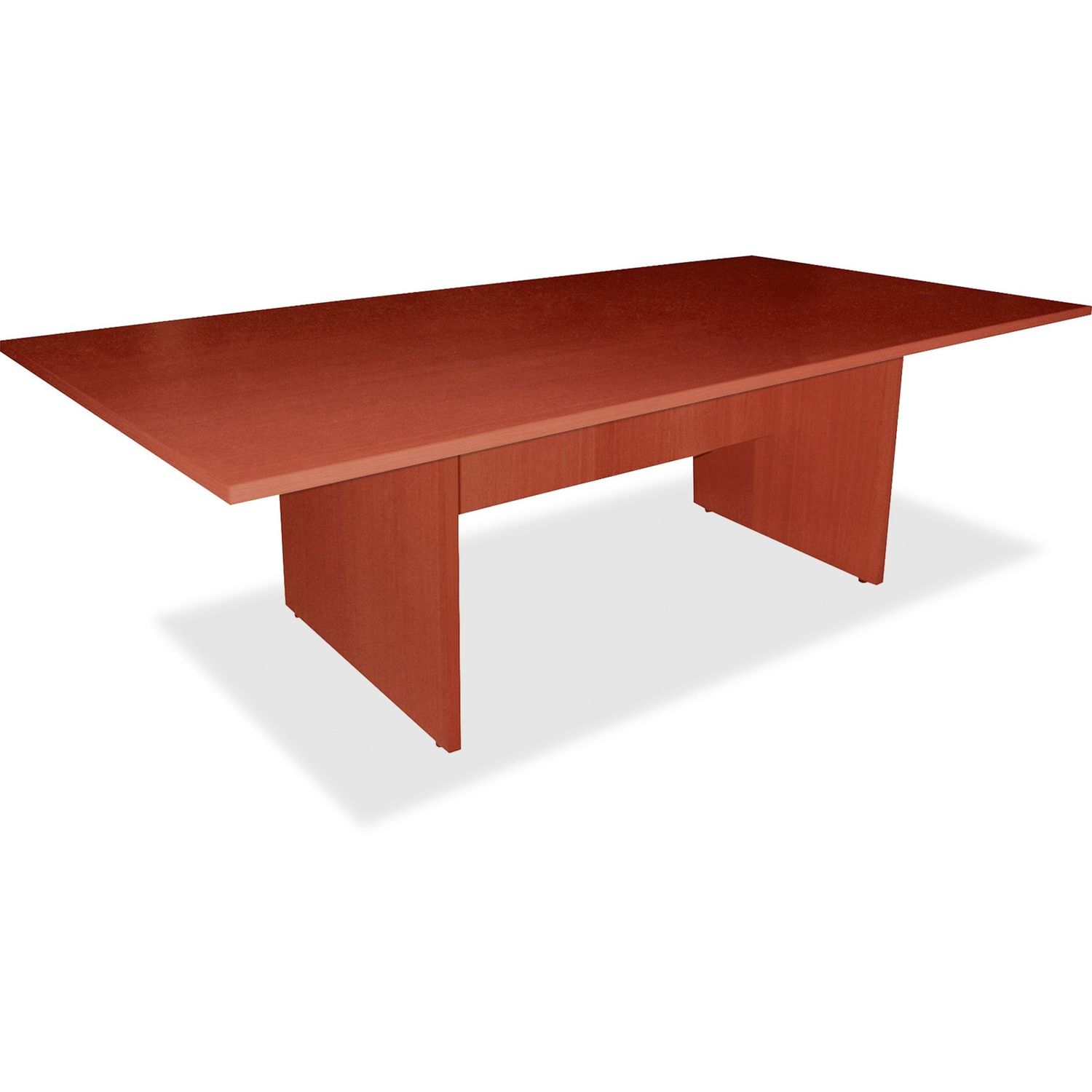 Essentials Series Cherry Conference Table Cherry Rectangle, Laminated Top, Panel Leg Base, 2 Legs, 70.88" Table Top Width x 35.38" Table Top Depth x 1.25" Table Top Thickness, 29.50" Height