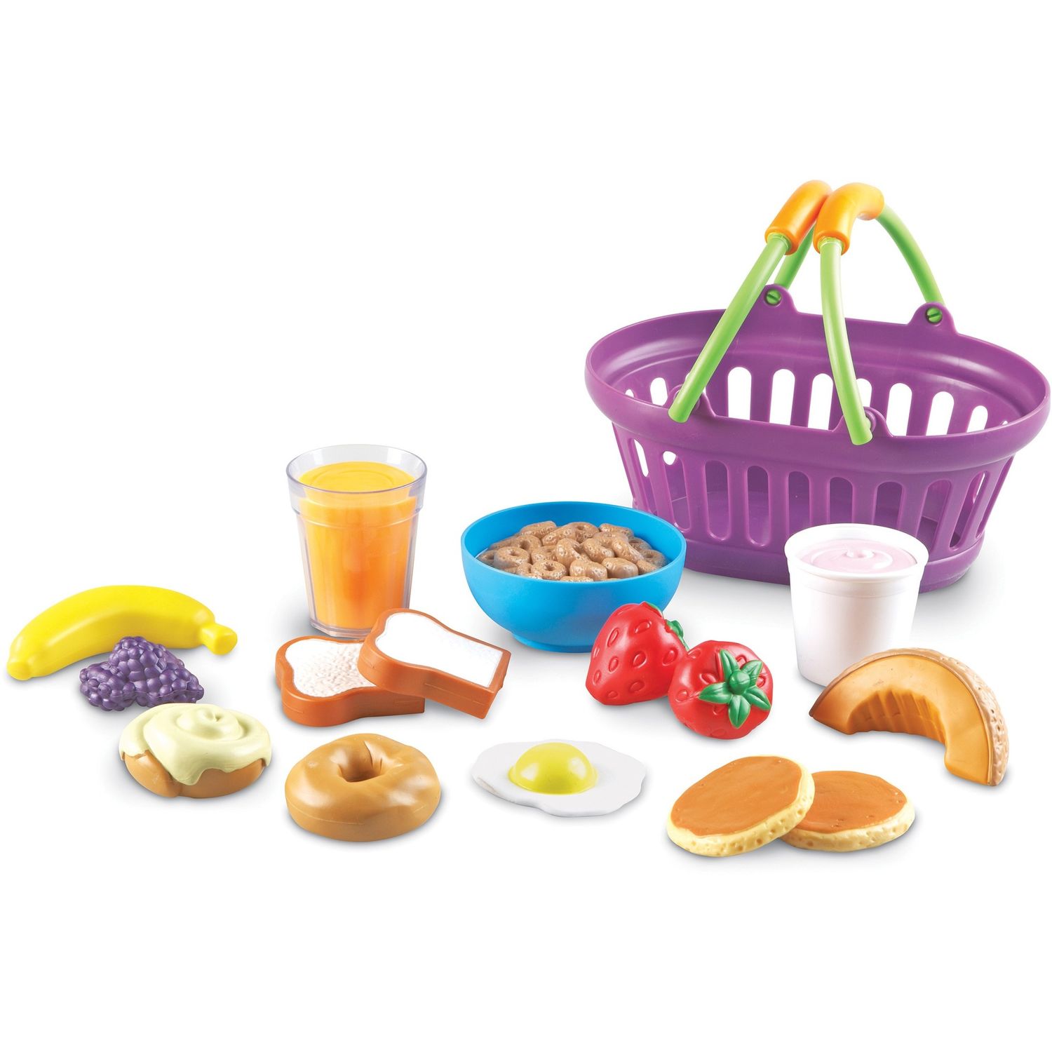 - Play Breakfast Basket 1 / Set, 2 Year, Multi, Plastic