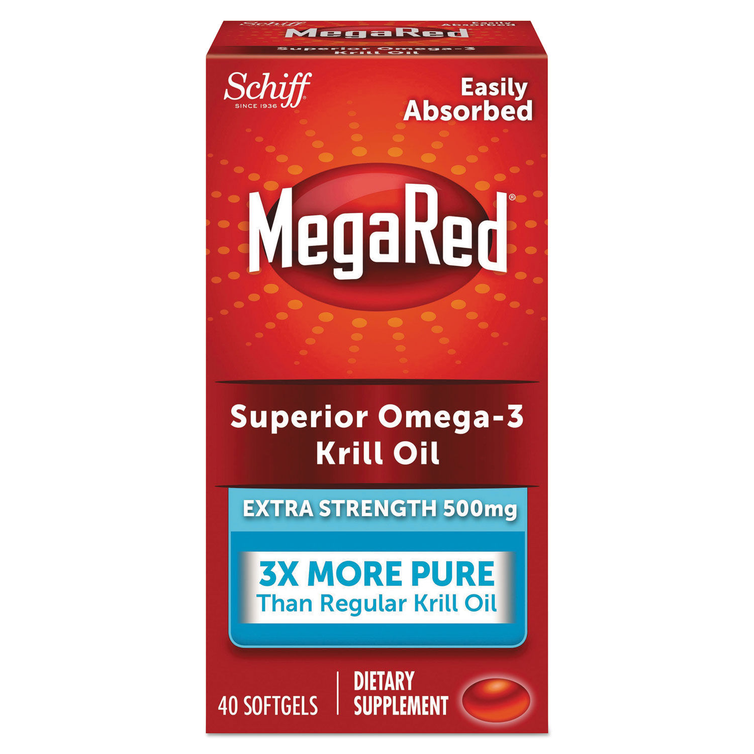 Extra Strength Omega-3 Krill Oil Softgel 40 Tablets