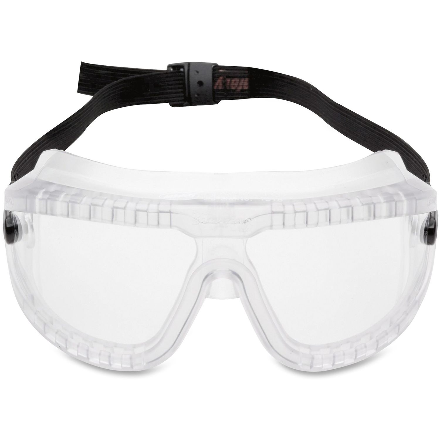 Large GoggleGear Safety Goggles Lightweight, Comfortable, Scratch Resistant, Fog Resistant, Chemical Resistant, Adjustable Headband, Ventilation, Large Size, Clear, Clear, 1 Each