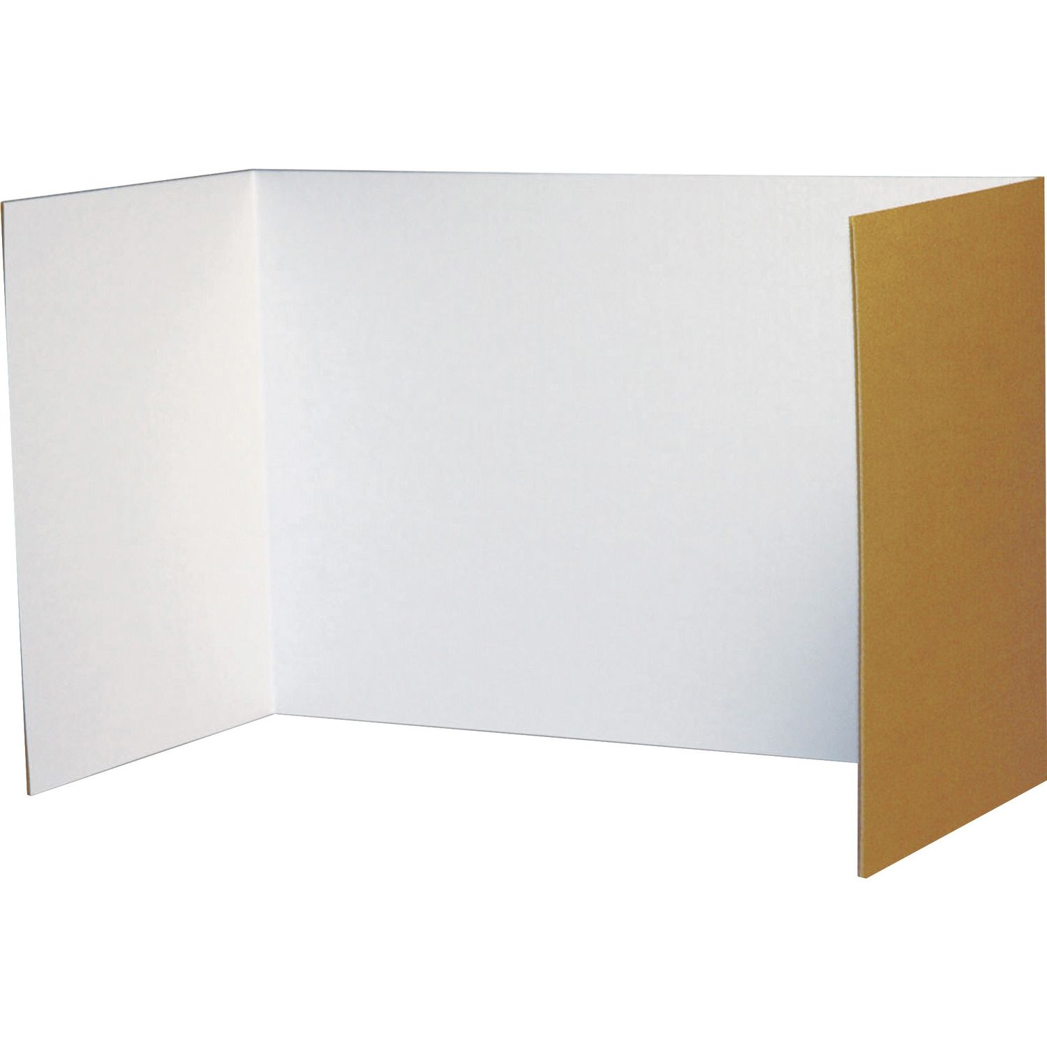 Privacy Boards 48"W x 16"H, 4 Boards/Pack, White