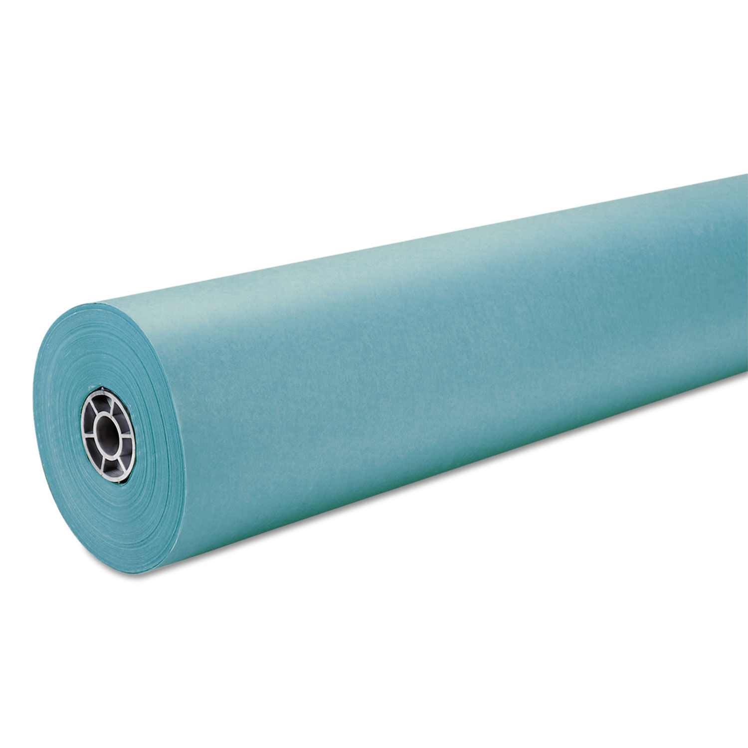 Rainbow Duo-Finish Colored Kraft Paper 35 lb Wrapping Weight, 36" x 1,000 ft, Aqua