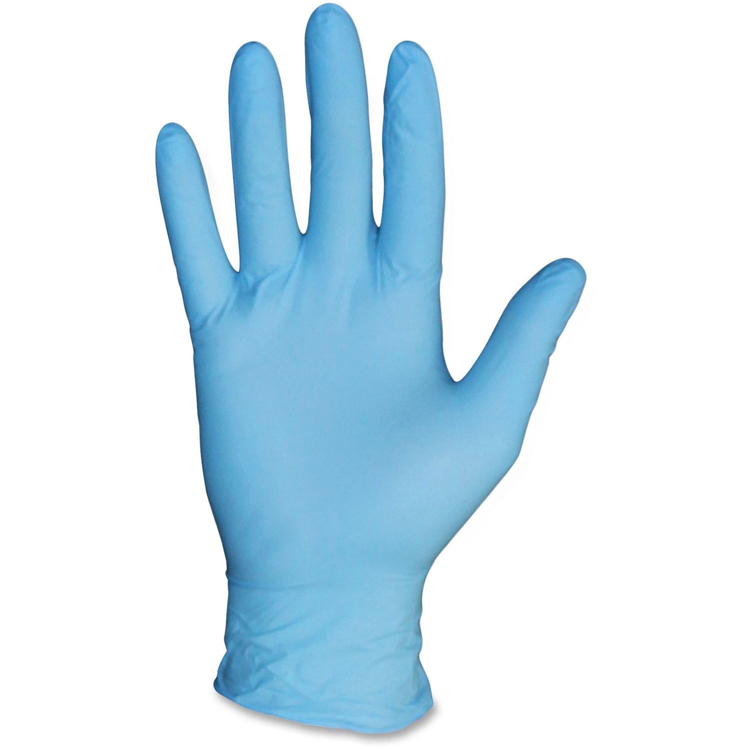 PF General Purpose Nitrile Gloves Small Size, Nitrile, Blue, Powder-free, Ambidextrous, Beaded Cuff, Disposable, For Construction, Chemical, Multipurpose, Cleaning, Food, Laboratory Application