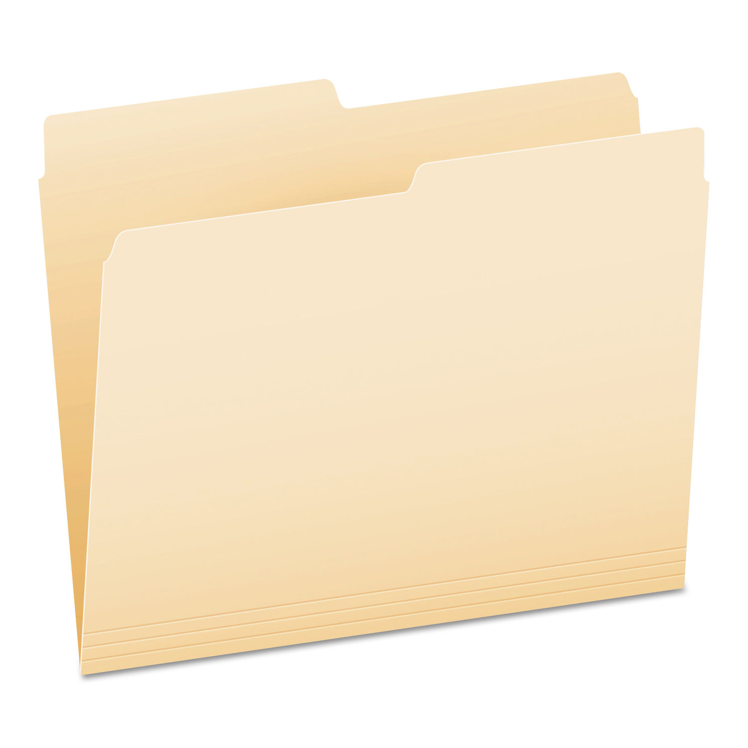 Manila File Folders 1/2-Cut Tabs: Assorted, Letter Size, 0.75" Expansion, Manila, 100/Box