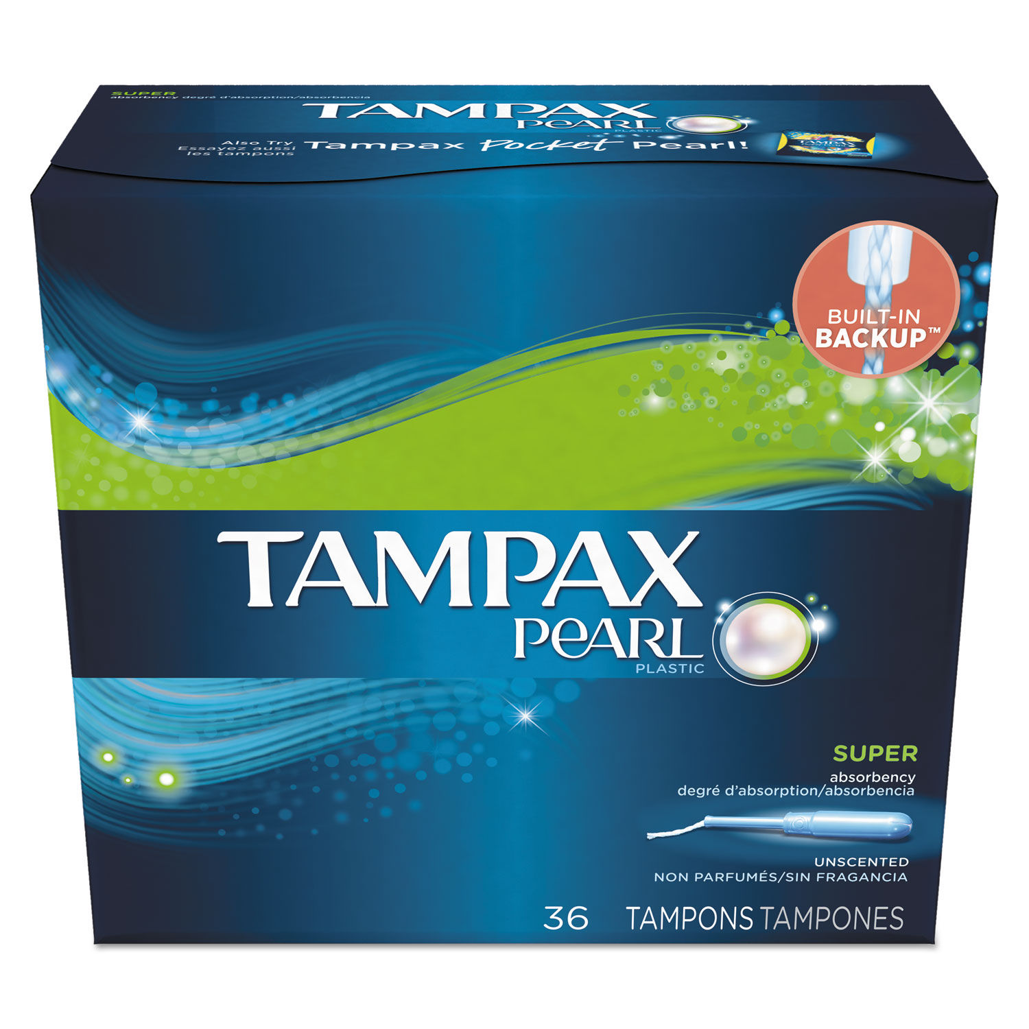 Pearl Tampons Super, 36/box