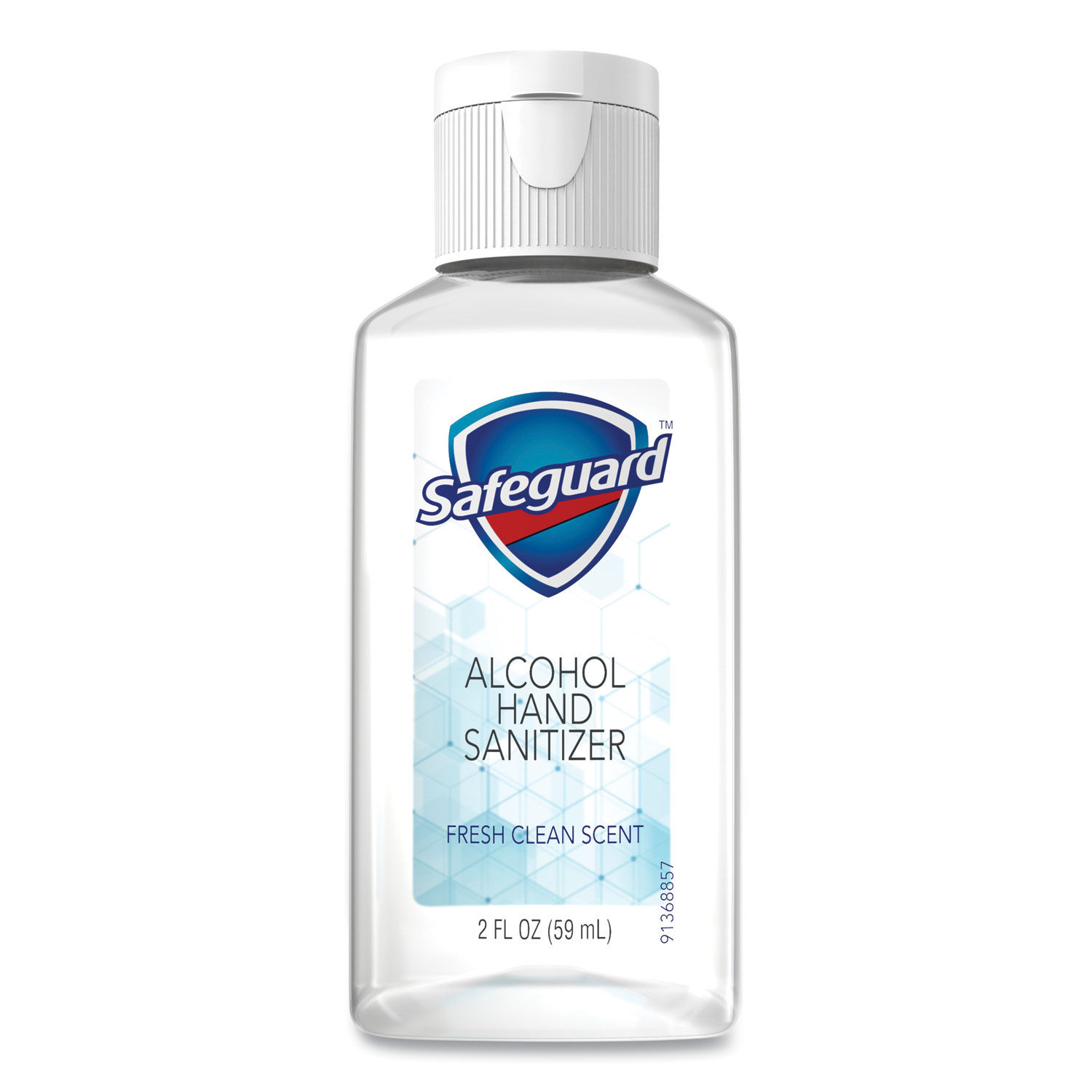 Alcohol Hand Sanitizer Gel 2 oz Flip-Cap Bottle, Fresh Clean Scent, 48/Carton