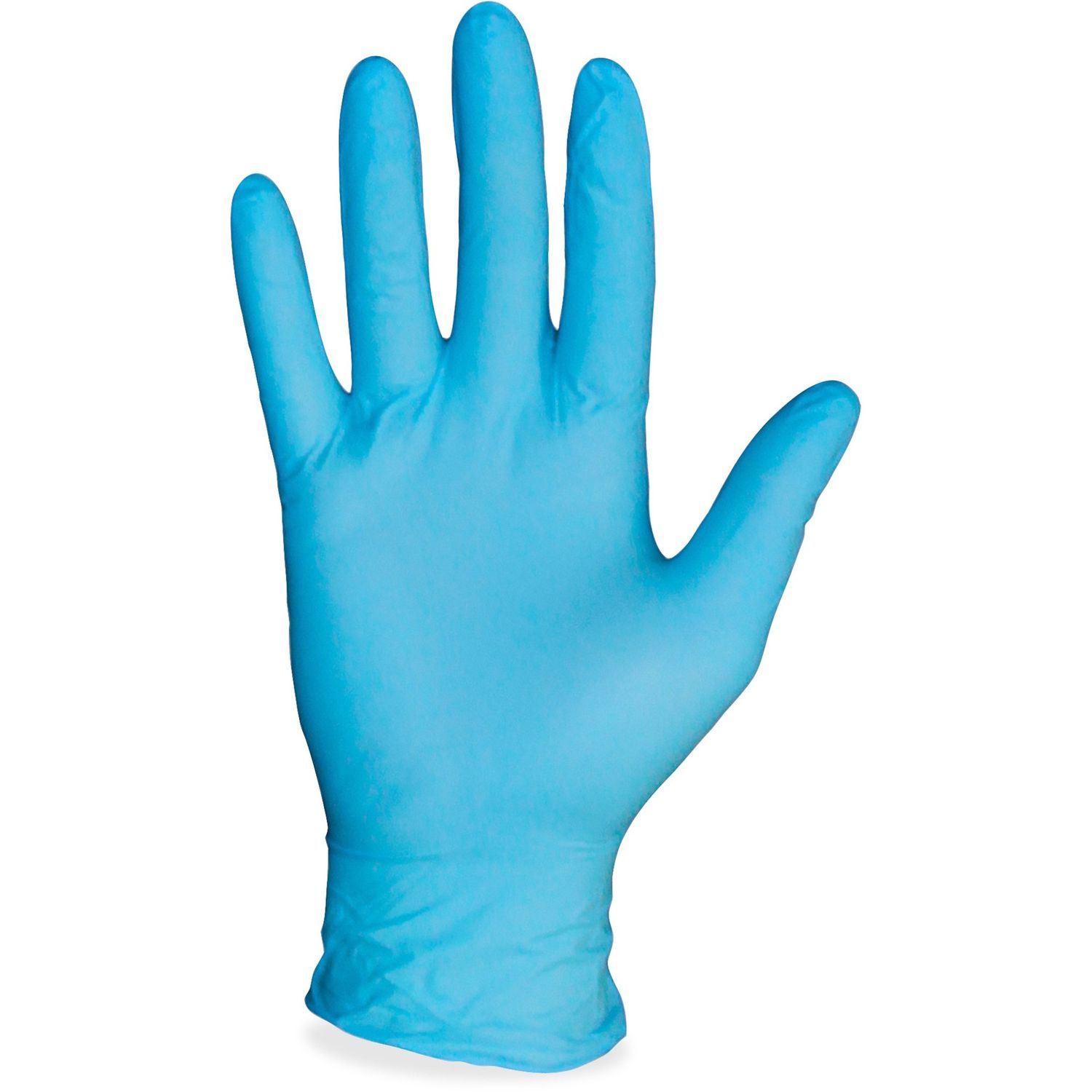 PF Nitrile General Purpose Gloves Chemical Protection, X-Large Size, Nitrile, Blue, Beaded Cuff, Textured Grip, Puncture Resistant, Powder-free, Ambidextrous, Disposable, Comfortable