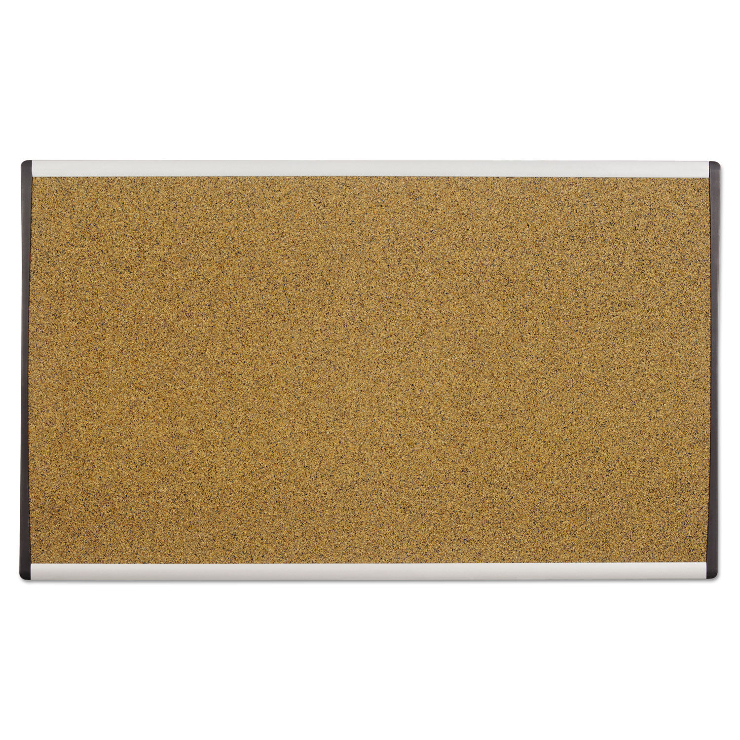 ARC Frame Cubicle Cork Board 24 x 14, Natural Surface, Silver Aluminum Frame