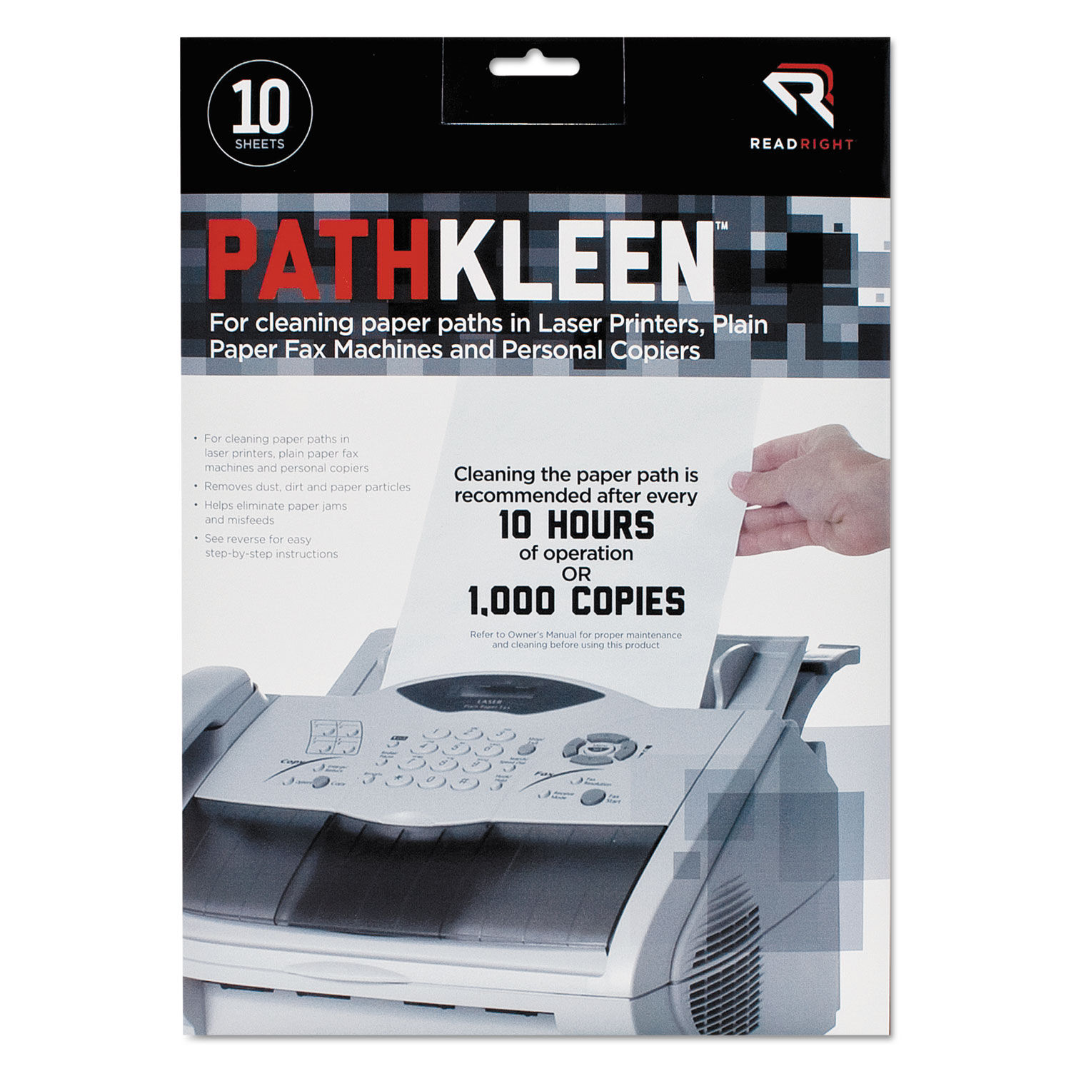 PathKleen Sheets 8.5 x 11, 10/Pack