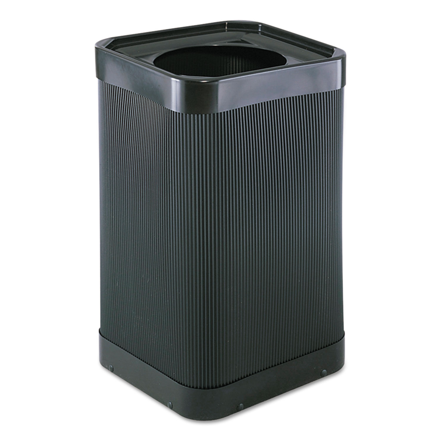 At-Your-Disposal Top-Open Receptacle 38 gal, Polyethylene, Black